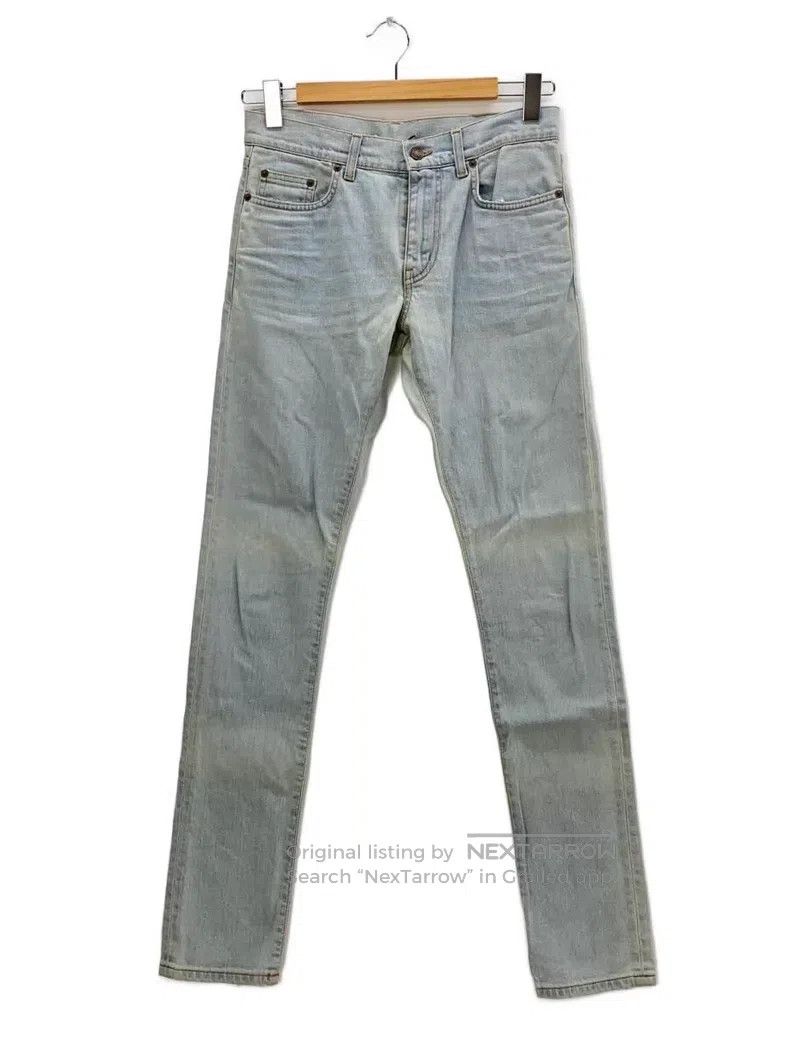 Saint Laurent Paris Saint Laurent Paris Ice Blue Denim Jeans i Size US 27 - 1 Thumbnail