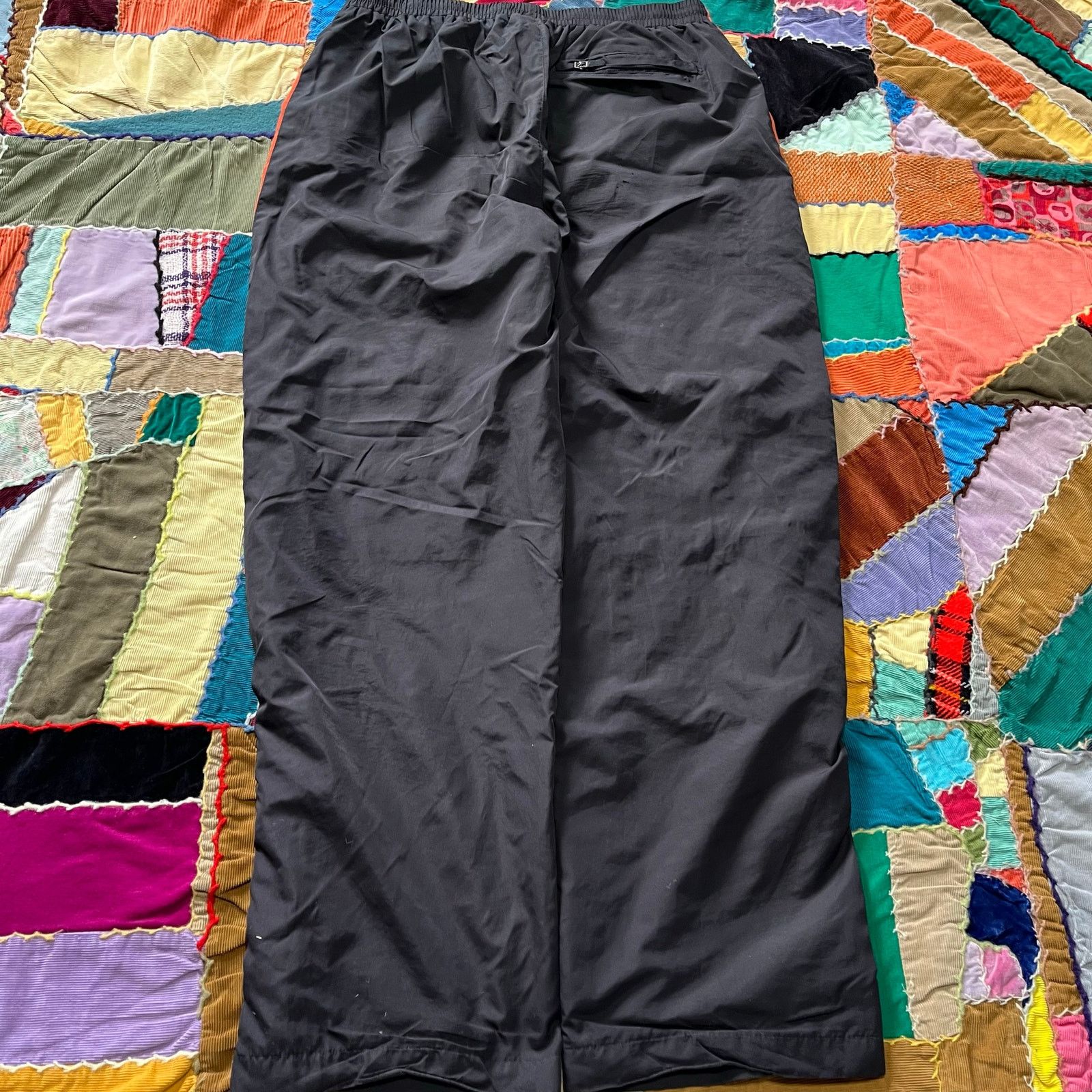 Champion Y2K Champion Orange Striped Black Trackpants XL Size US 30 / EU 46 - 2 Thumbnail
