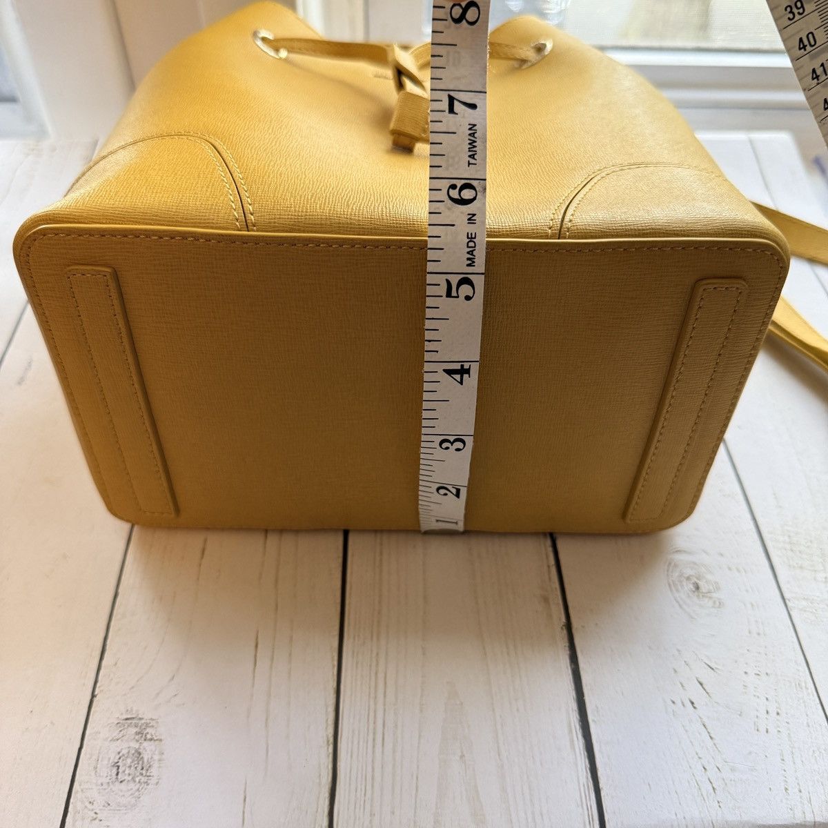 Furla Yellow Stacy S Bucket Bag with Detachable Pouch Size ONE SIZE - 11 Thumbnail
