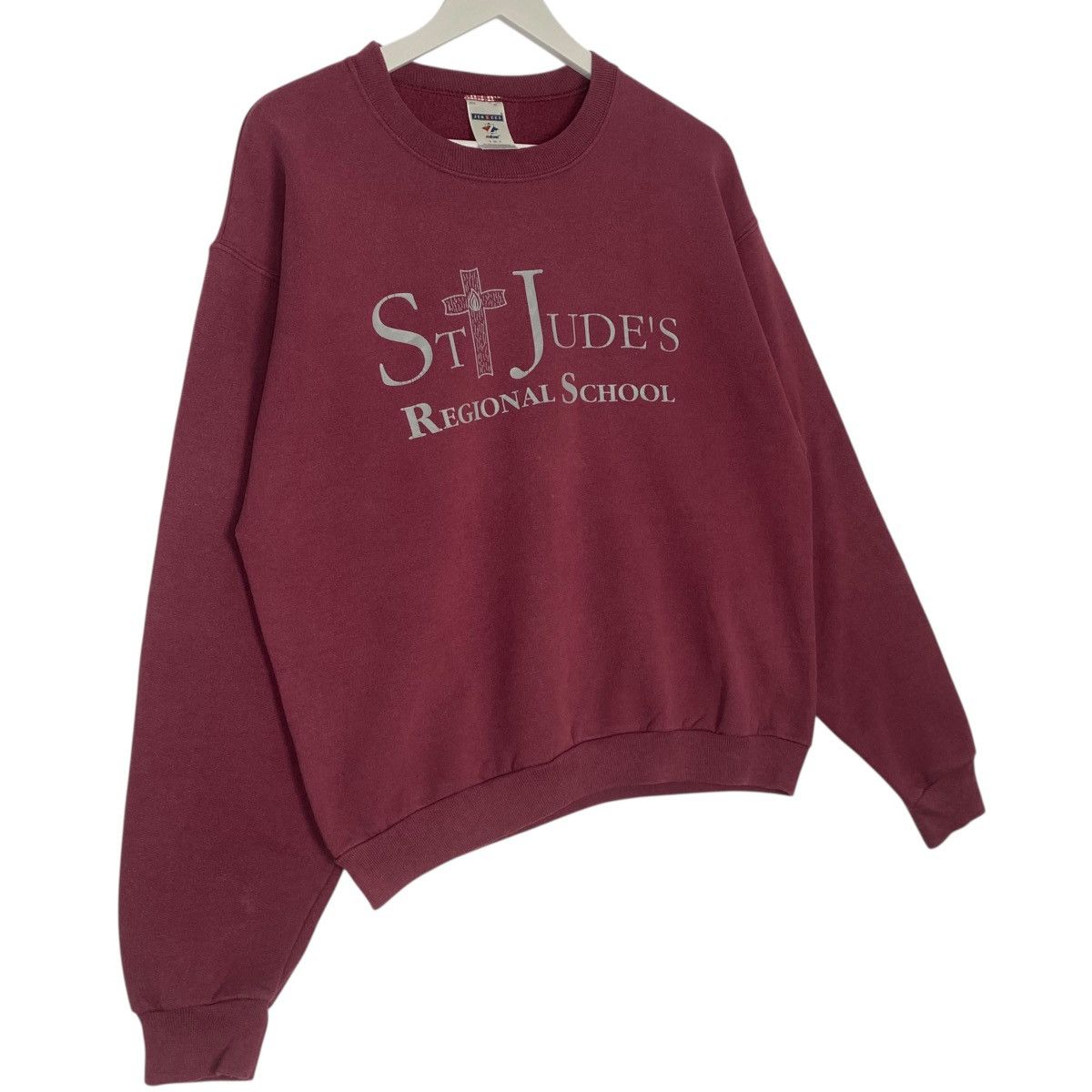Vintage Vintage Jerzees Printed Crewneck Sweatshirt Red Size S Size US S / EU 44-46 / 1 - 3 Thumbnail