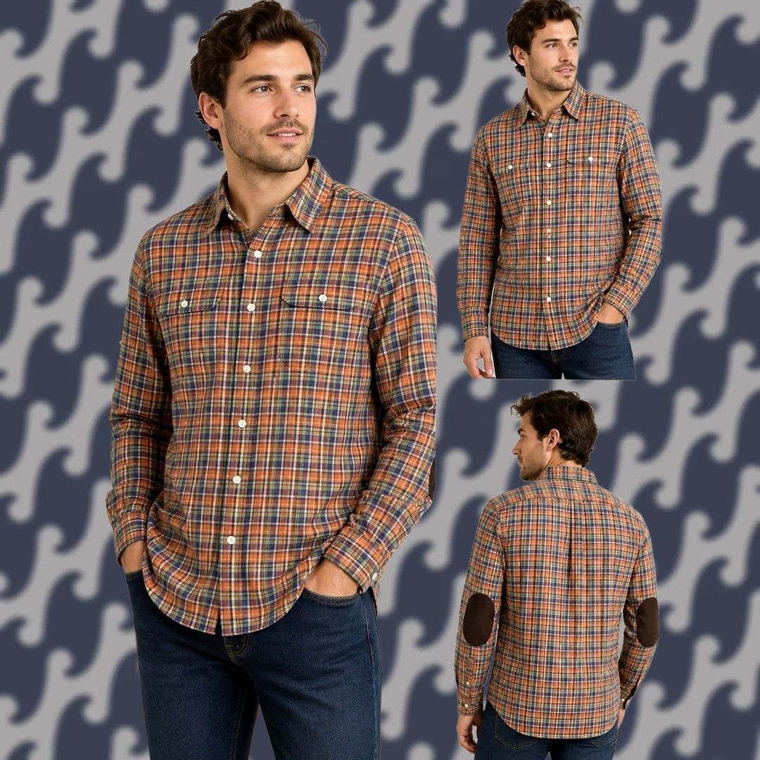 Polo Ralph Lauren Polo Ralph Lauren Polo Country Plaid Shirt XXL Elbow Patch Button-Down Mens Size US XXL / EU 58 / 5 - 1 Thumbnail
