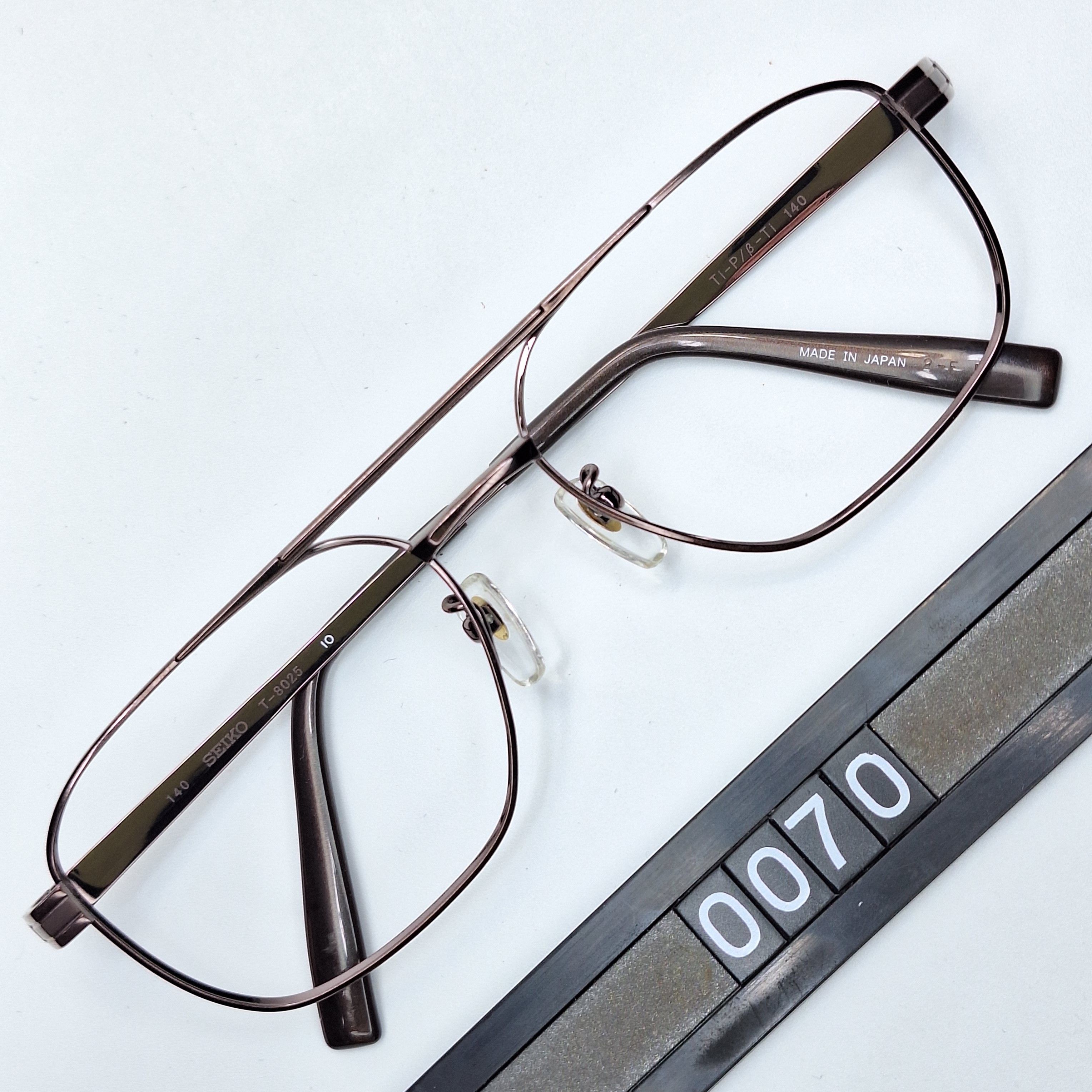 Seiko Seiko T-8025 IO Ti-P Beta Titanium Double Bridge Frame Size ONE SIZE - 1 Thumbnail