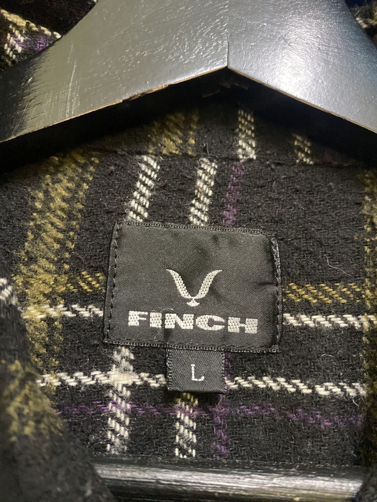 Japanese Brand VINTAGE FINCH FLANNEL BUTTON UP SHIRT Size US M / EU 48-50 / 2 - 4 Thumbnail