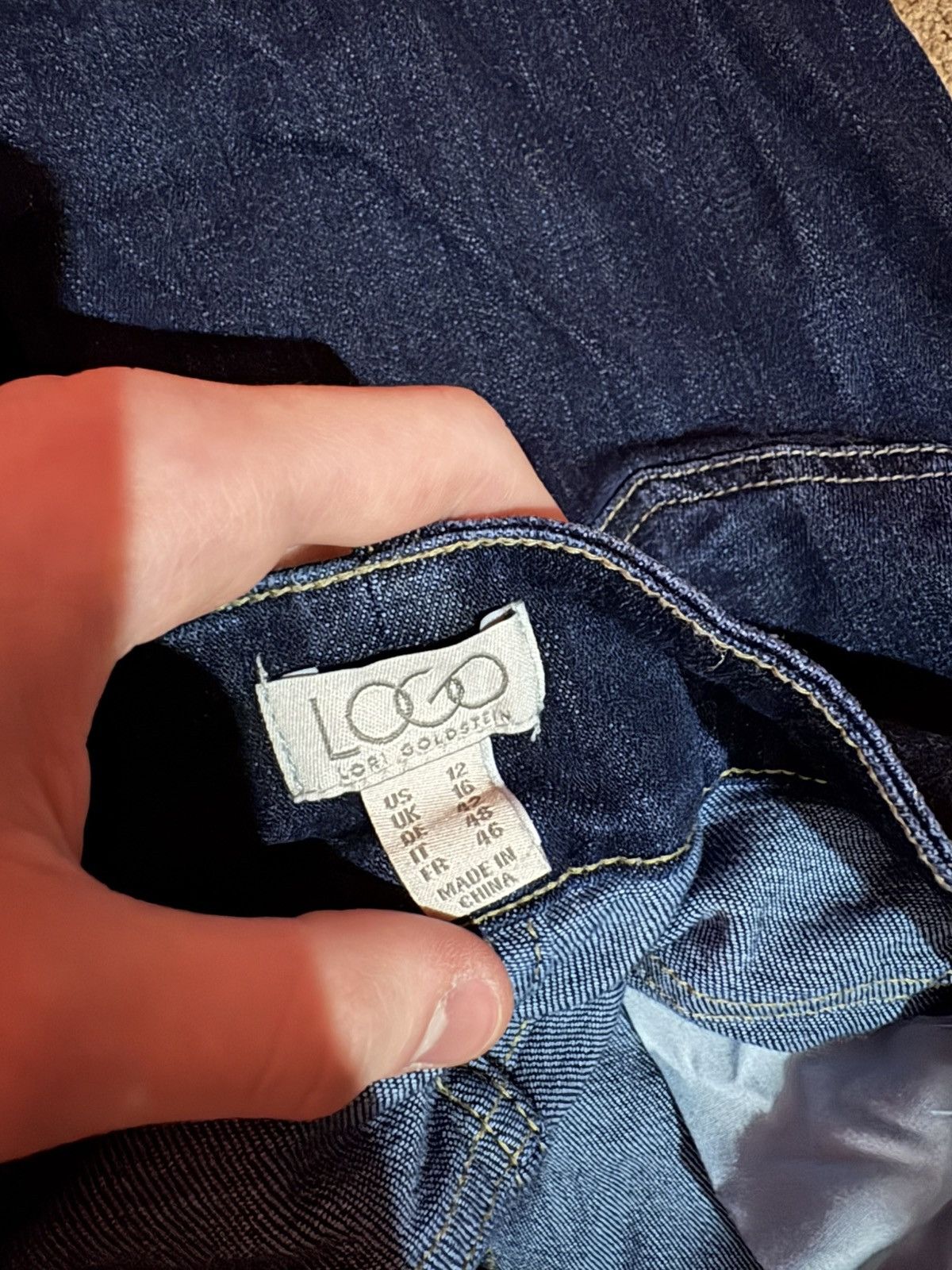 Other LOGO “navy blue jeans” Size US 30 / EU 46 - 3 Thumbnail