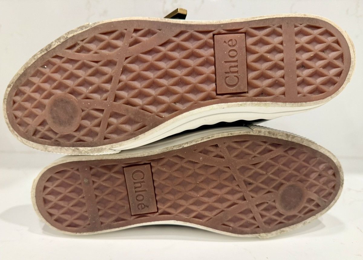 Chloe Chloe Leather Studded Sneakers Size US 8 / IT 38 - 7 Thumbnail
