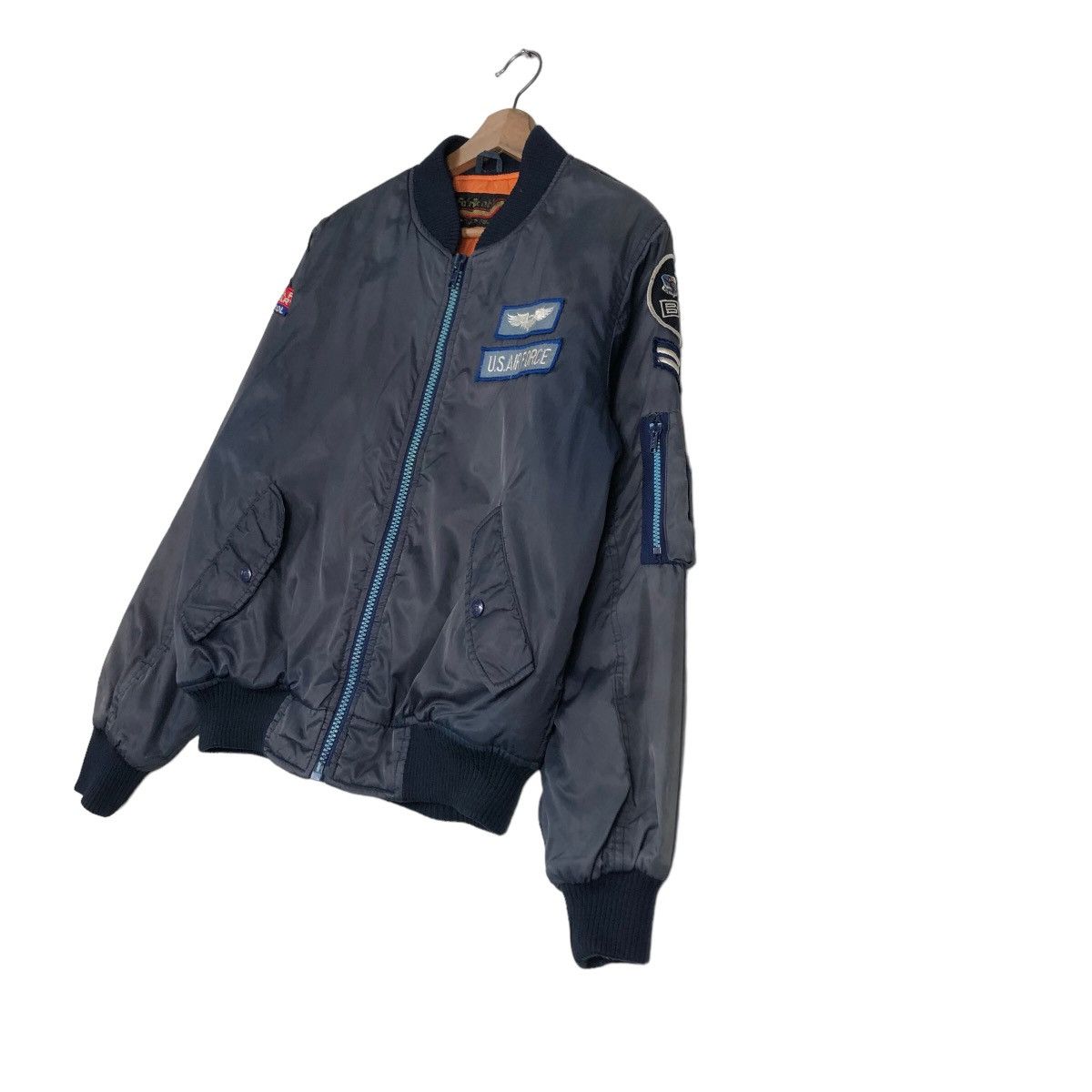 Japanese Brand 🔥Riot Riot Vintage Bomber Jacket Military Us Air Force Team Size US M / EU 48-50 / 2 - 2 Thumbnail