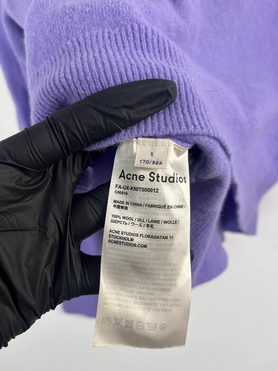 Acne Studios Acne Studios Face Patch 100% Wool Knit Sweater Size S Size S / US 4 / IT 40 - 3 Thumbnail