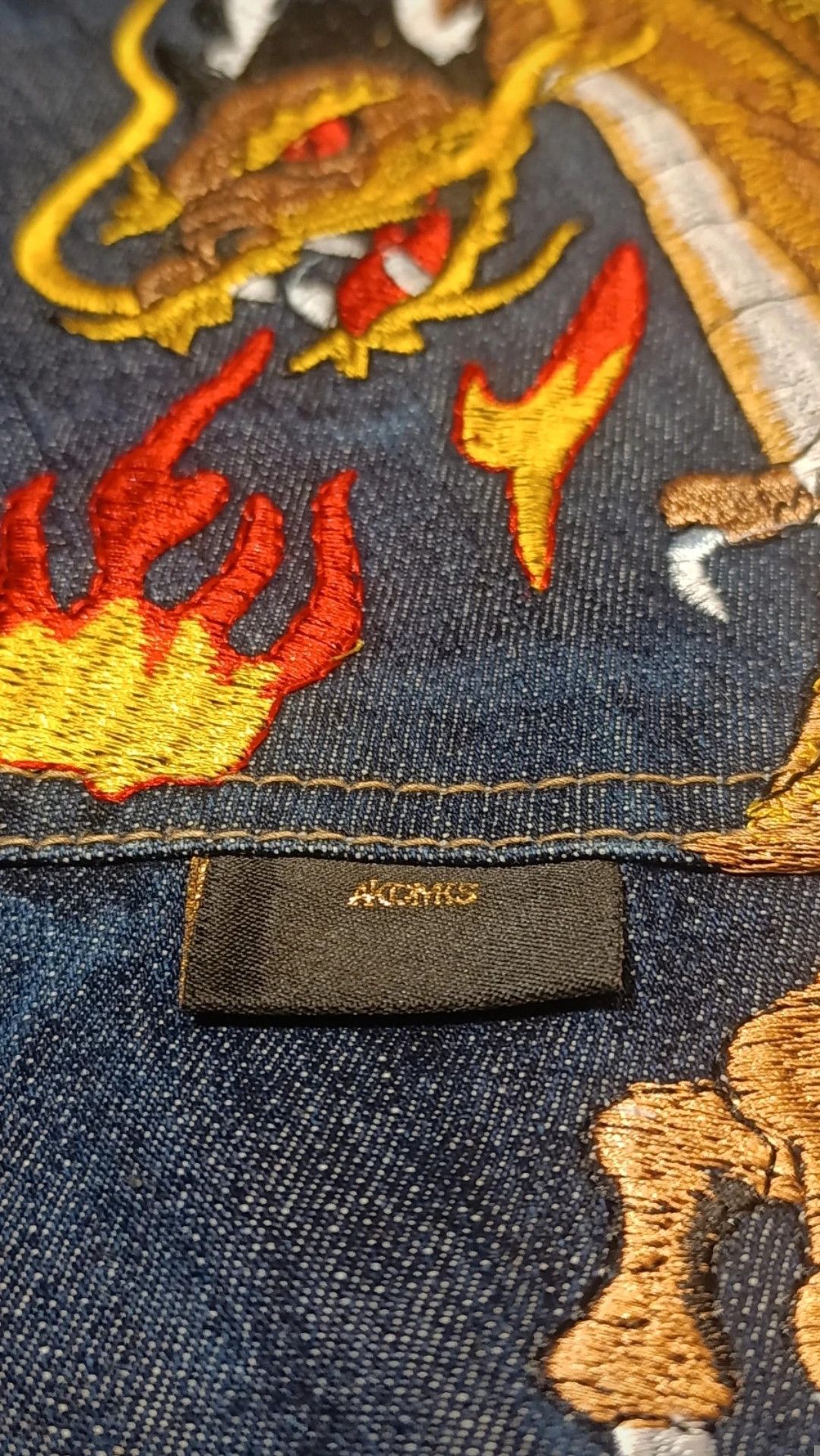 Vintage Akademiks Embroidered Jeans Size US 36 / EU 52 - 5 Thumbnail