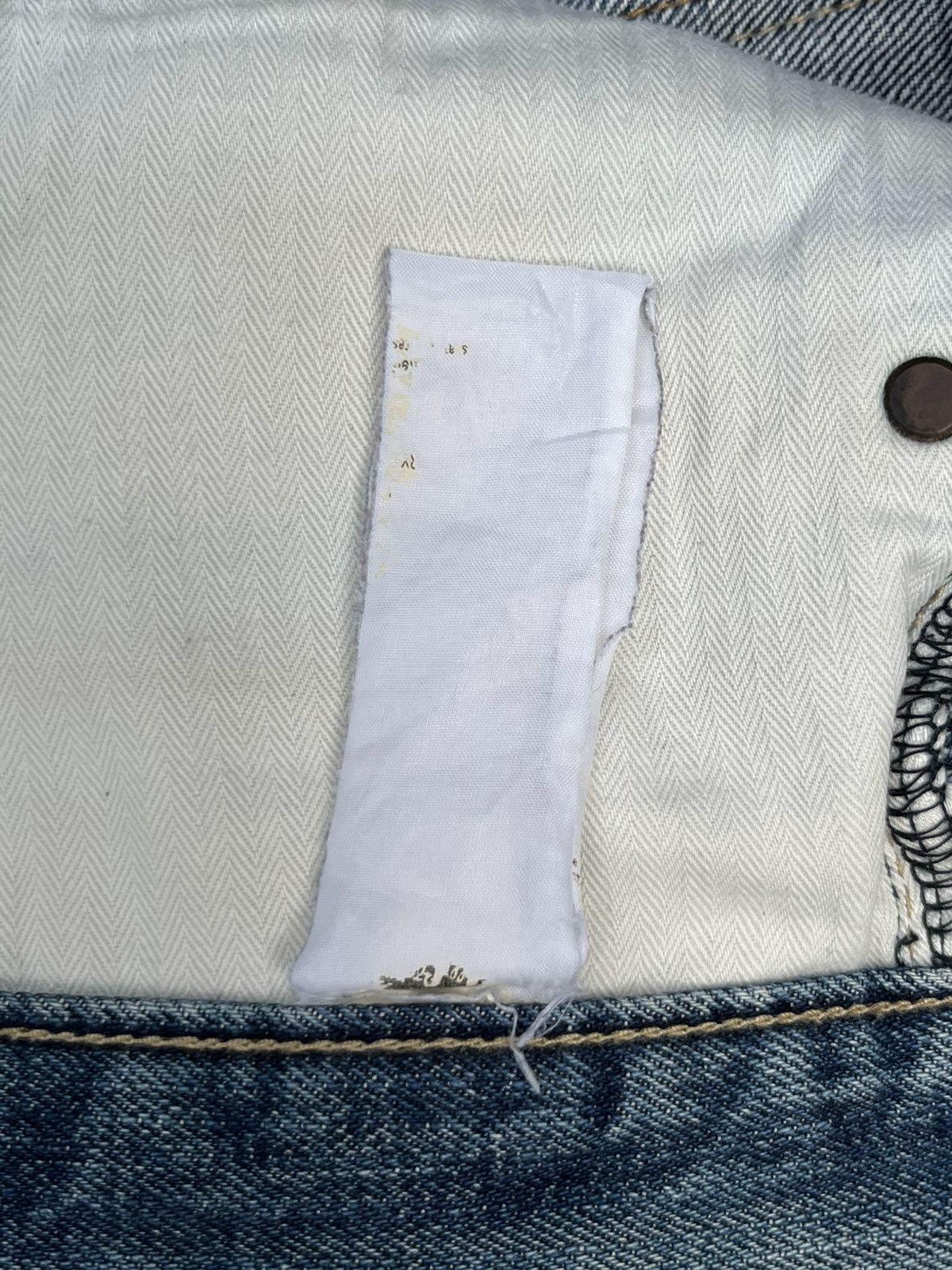 Lee Vintage Lee Cooper Distressed Selvedge Jeans - Made in Japan Size US 30 / EU 46 - 24 Thumbnail