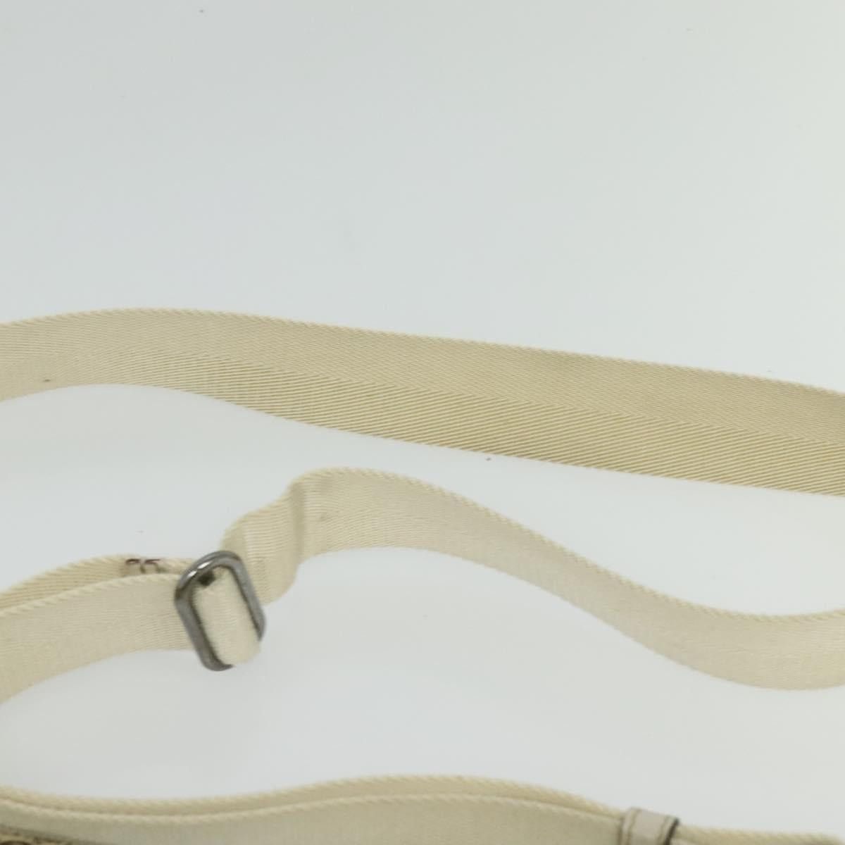 Gucci GUCCI GG Canvas Shoulder Bag Beige Silver Size ONE SIZE - 8 Thumbnail