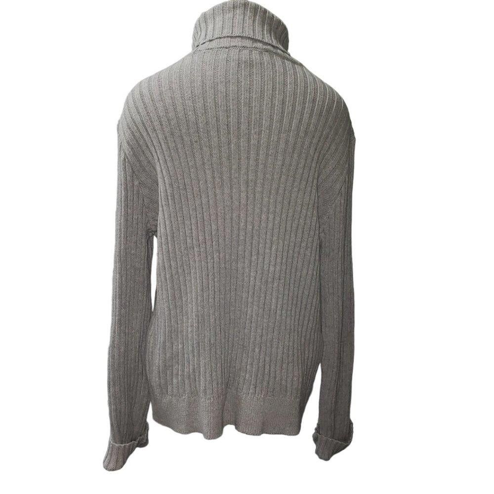 DKNY CT479 DKNY Ladies Winter Gray Ribbed Turtle Neck Sweater XL Size XL / US 12-14 / IT 48-50 - 4 Thumbnail