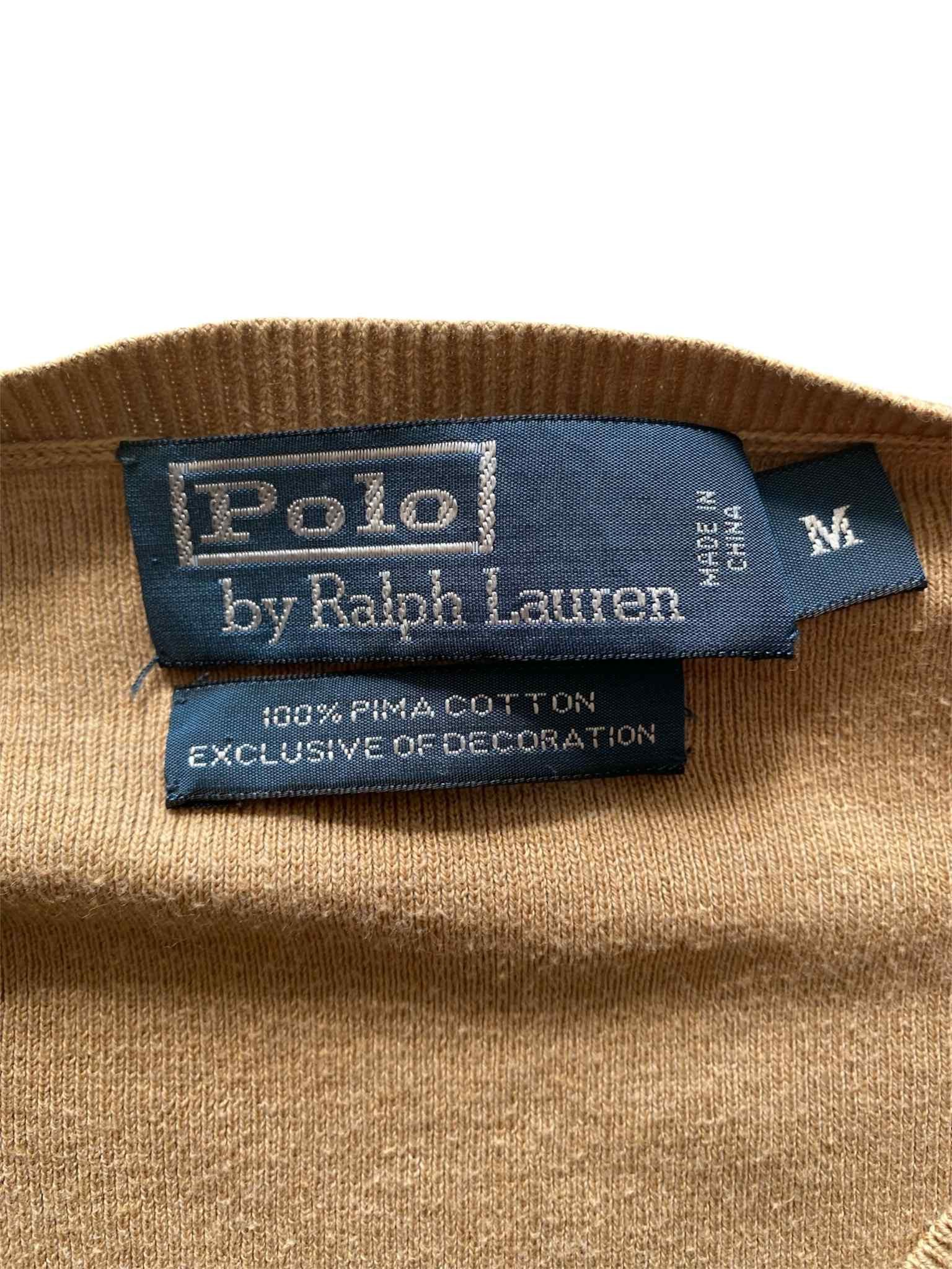 Polo Ralph Lauren Polo Ralph Lauren V-Neck Sweater Brown Small Logo Size US M / EU 48-50 / 2 - 4 Thumbnail