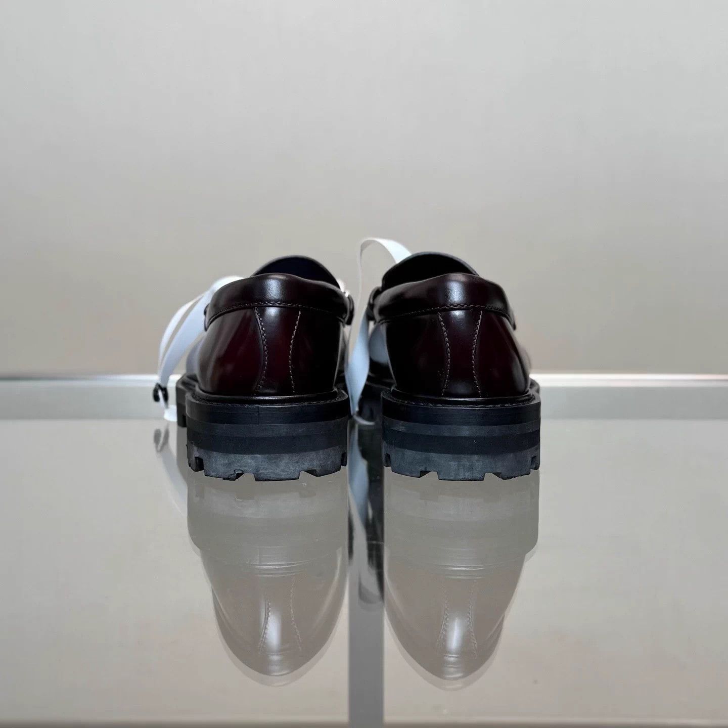 Celine Celine Triomphe Tassel Burgundy Loafer 36 99 Size US 5 / IT 35 - 4 Thumbnail