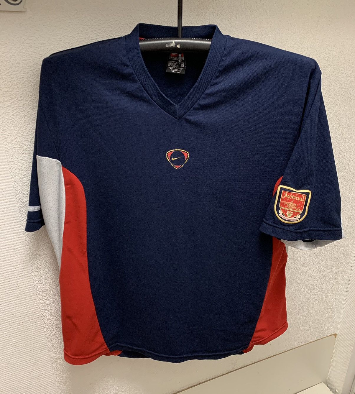Arsenal Nike vintage soccer jersey t-shirt 1990th 90th L