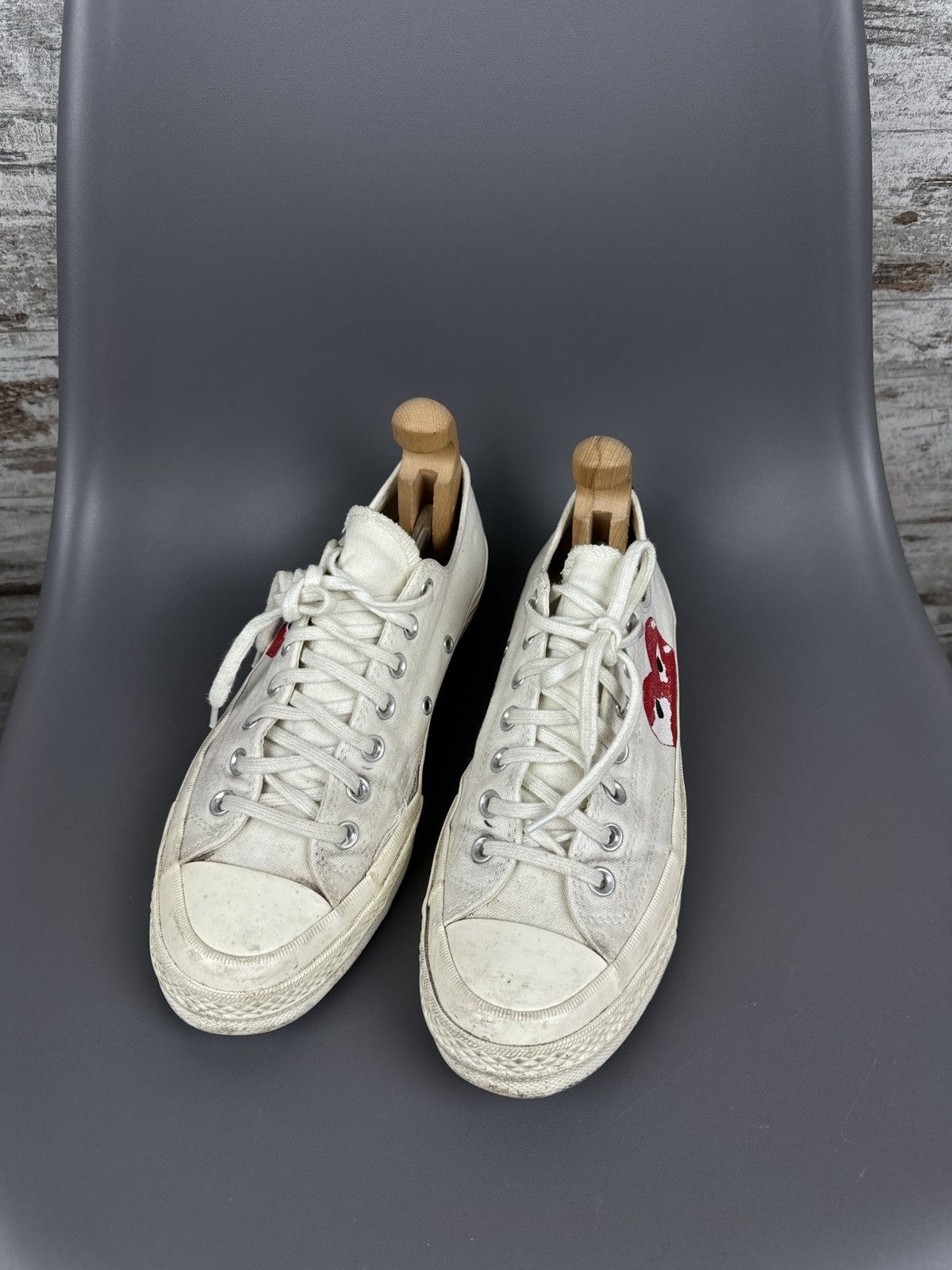 Comme des Garcons × Comme des Garcons PLAY × Converse Converse Chuck Taylor All-Star 70s Hi Comme des Garcons Play Size US 9 / EU 42 - 7 Thumbnail