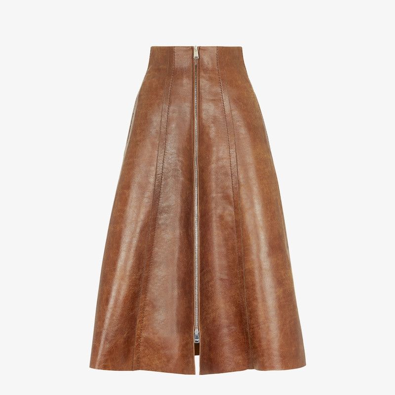 Fendi o1loc1c0426 Skirt in Brown Size 27" / US 4 / IT 40 - 1 Thumbnail