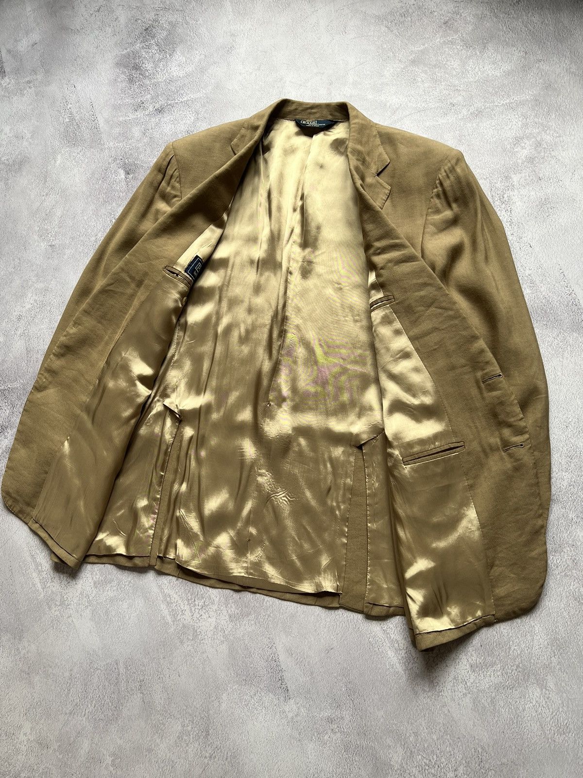 Polo Ralph Lauren Vintage 90s Polo Ralph Lauren Linen/Viscose Blazer Size L Size 50R - 8 Thumbnail