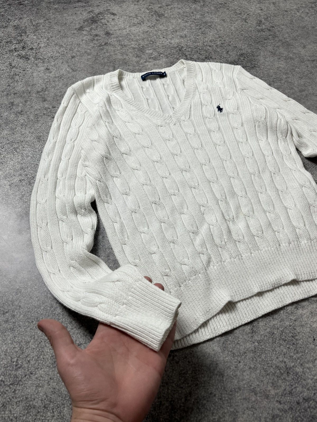 Polo Ralph Lauren 🔥90’s Ralph Lauren Polo Oldmoney Cable Knit Sweater Size M / US 6-8 / IT 42-44 - 2 Thumbnail