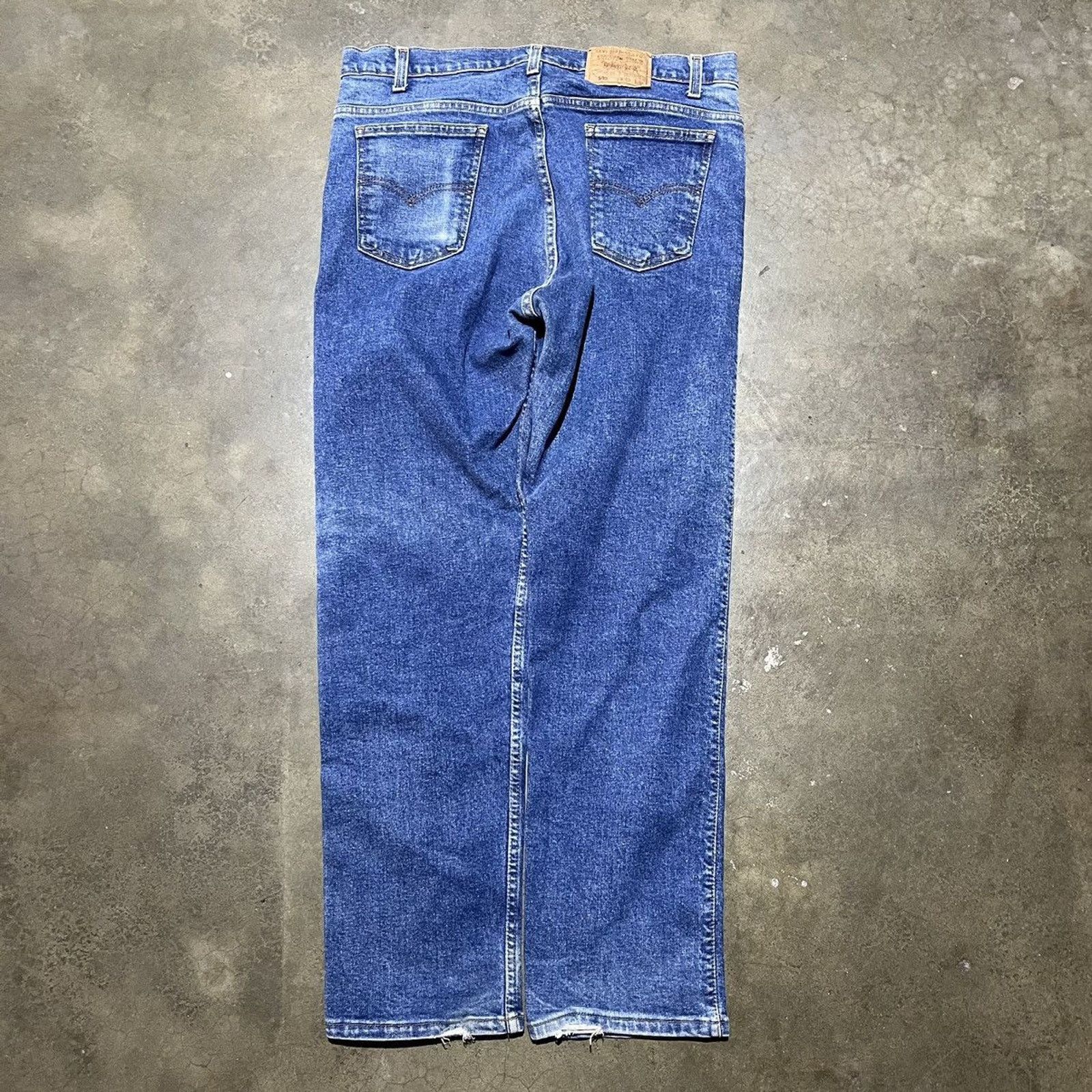 Levi's × Vintage Vintage 90s Levi's 505 Blue Regular Fit Jeans 36x30 Size US 36 / EU 52 - 2 Thumbnail