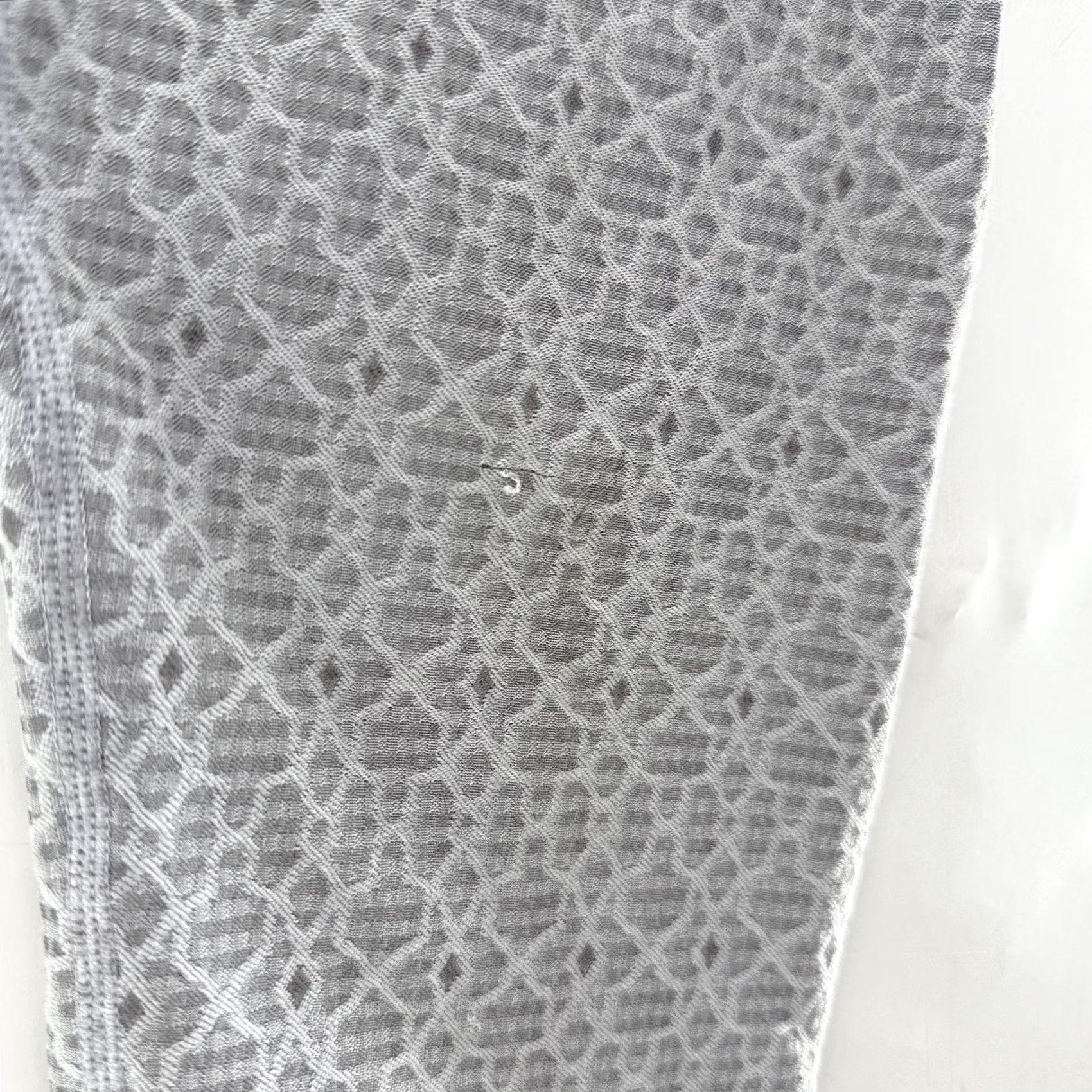 Prana prAna Gray Textured Patterned Cropped Capri Yoga Pants Activewear Sz M Boho Women Size 32" / US 10 / IT 46 - 2 Thumbnail