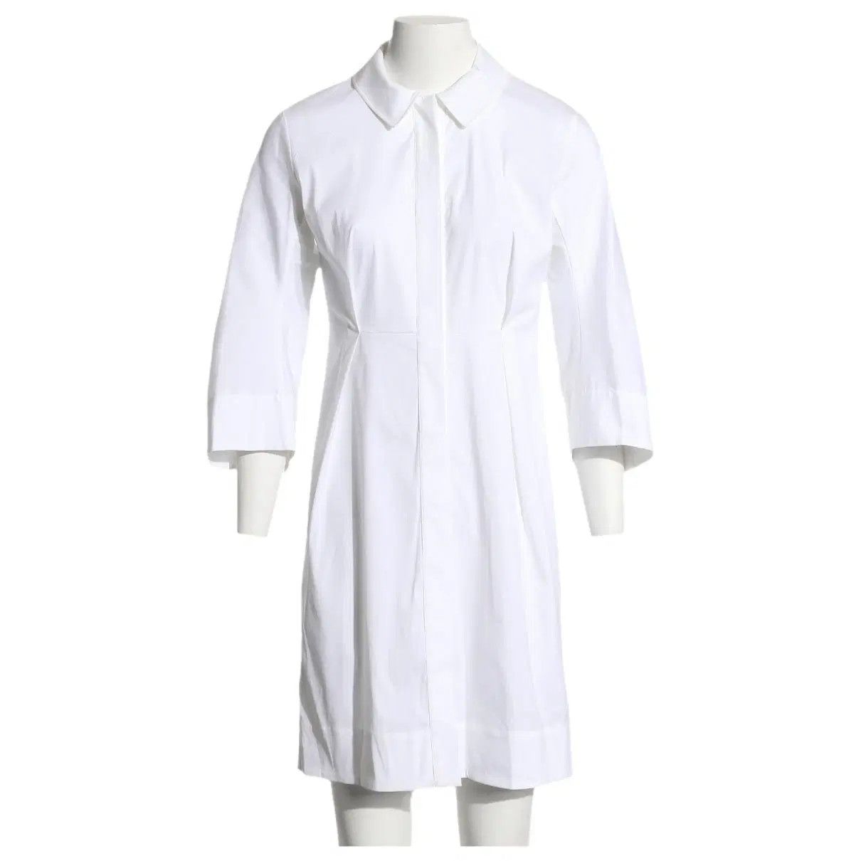 Jil Sander Jil Sander Mid-Lenght White Dress Size XS / US 0-2 / IT 36-38 - 1 Thumbnail