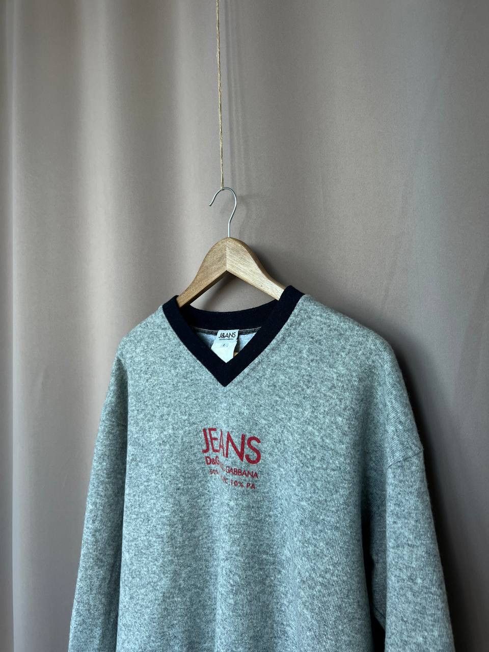 Dolce & Gabbana Dolce Gabbana Jeans Vintage Wool Sweater Mens Size L Logo Size US L / EU 52-54 / 3 - 4 Thumbnail