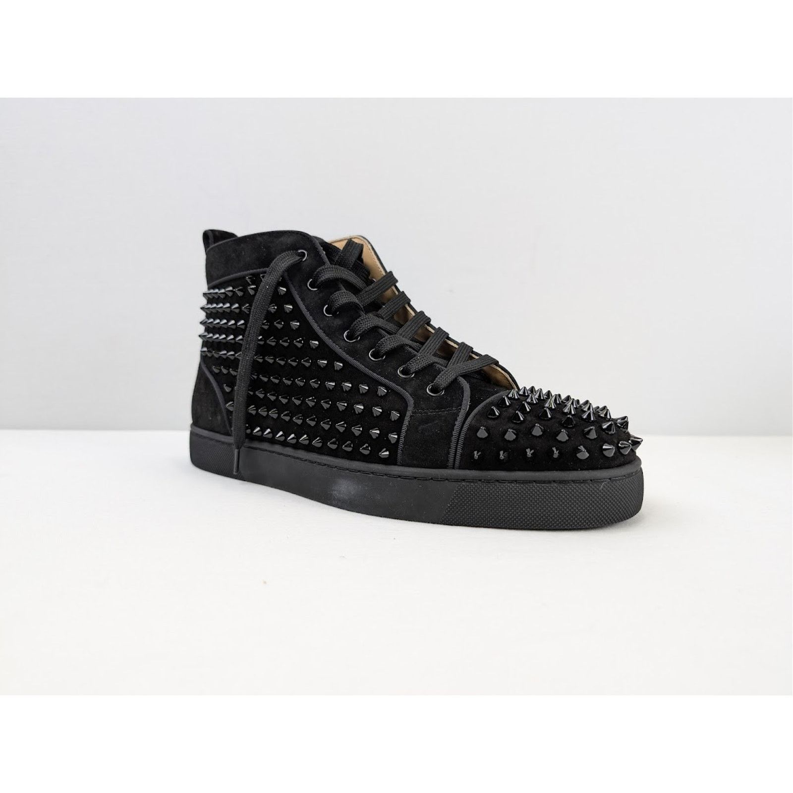 Christian Louboutin o1rshd1 Louis Orlato Flat Sneakers in Black Size US 13 / EU 46 - 1 Thumbnail