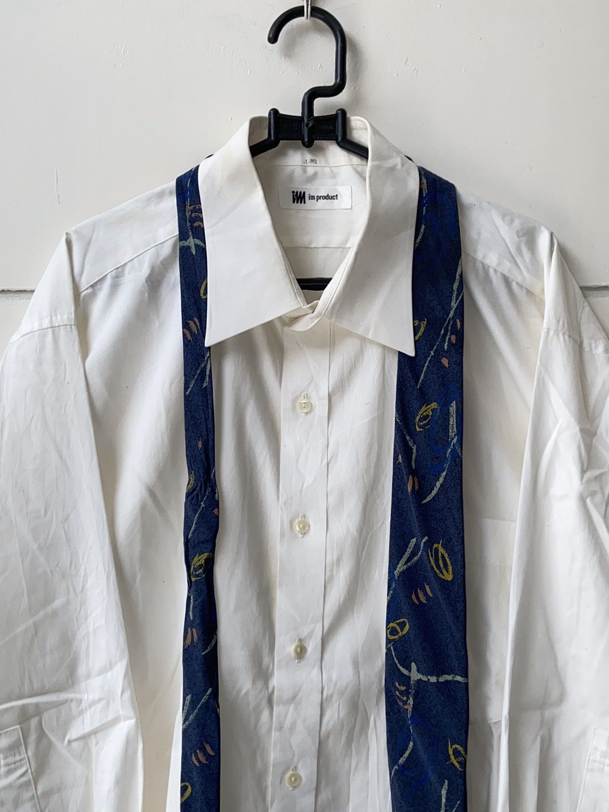Issey Miyake Issey Miyake IM Product White 3/4 Sleeve Shirt Tie Size US L / EU 52-54 / 3 - 3 Thumbnail