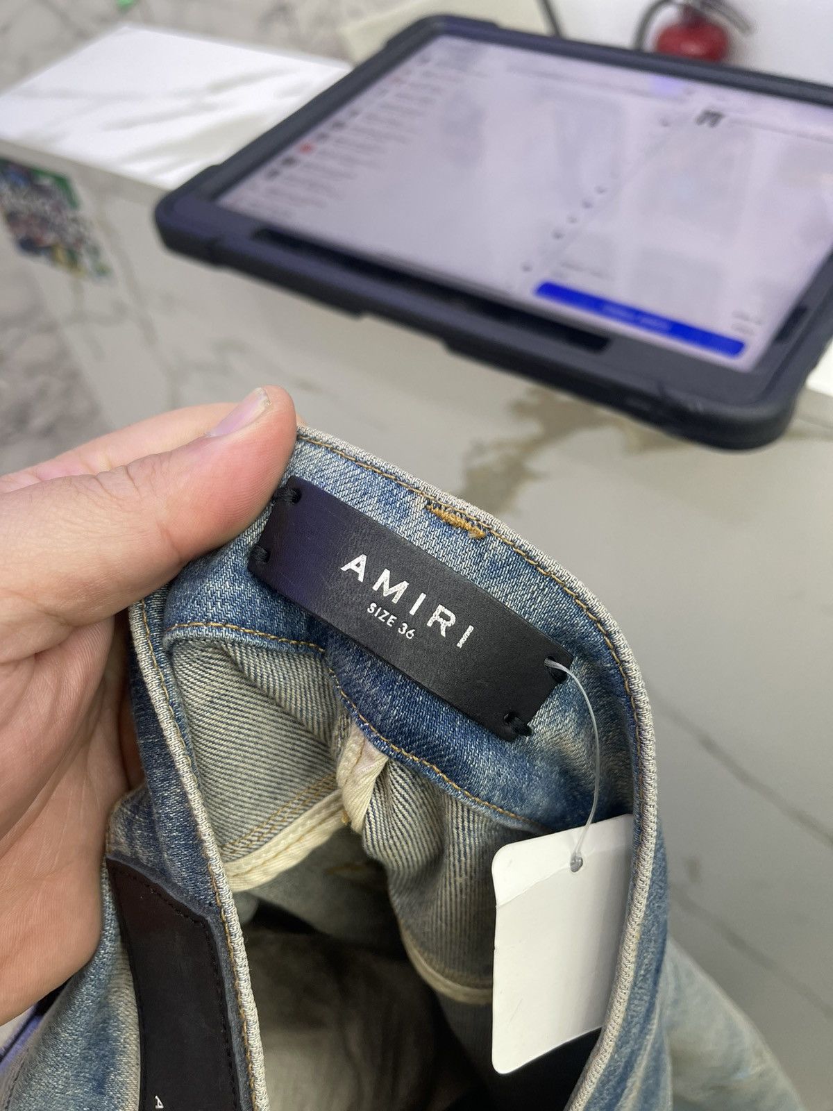 Amiri Amiri Mx1 light blue jeans Marble Size US 36 / EU 52 - 5 Thumbnail