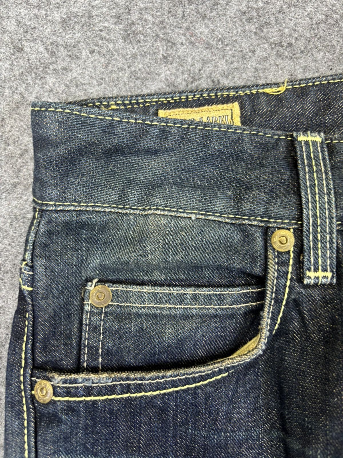 Lee 💥Archival Super Flare💥Lee Crazy Mudwash Flare Denim K5 Size US 29 - 7 Thumbnail
