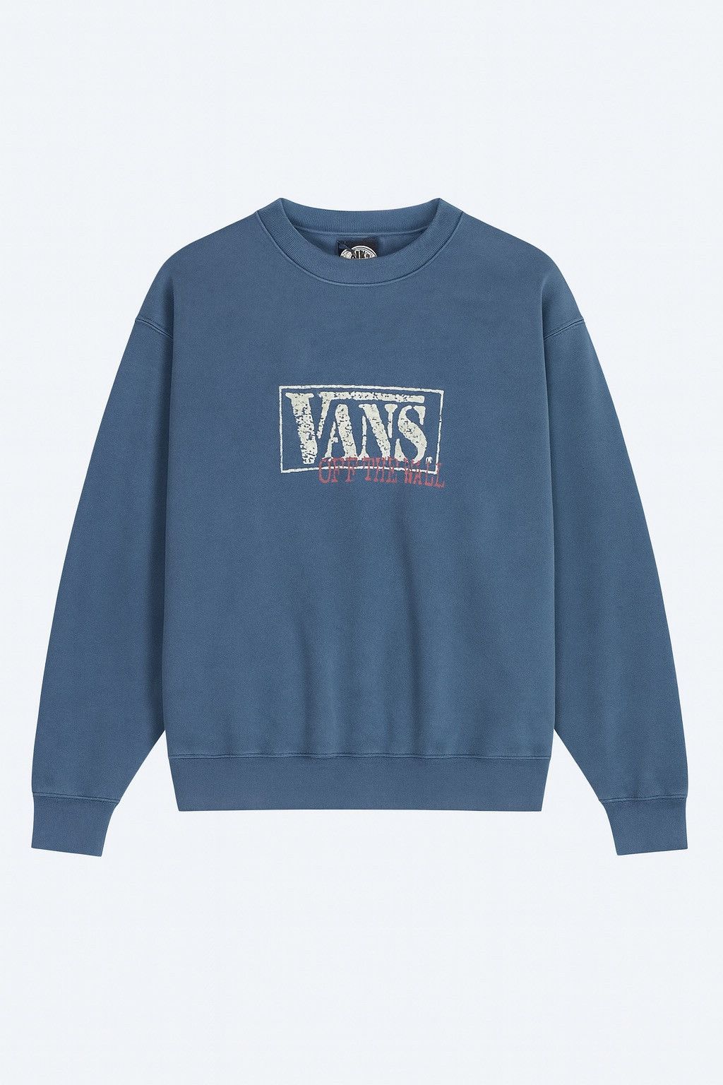Vans Vintage Vans USA Blue Crewneck Sweatshirt Off The Wall Logo Size US M / EU 48-50 / 2 - 1 Thumbnail