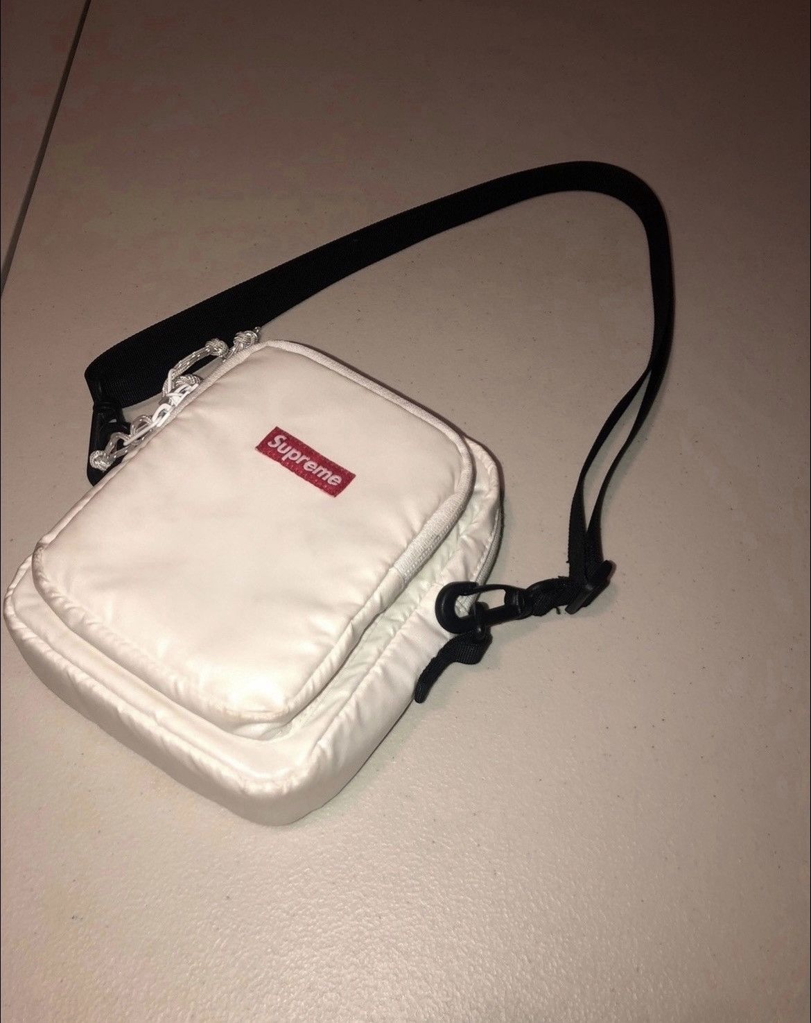 Supreme Supreme Shoulder Bag White FW17 Size ONE SIZE - 1 Thumbnail