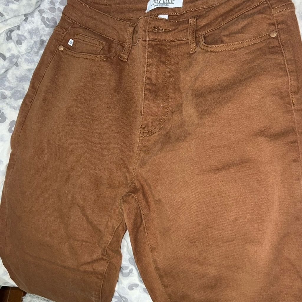 Judy Blue Judy Blue Brown High Rise Slim Fit Size 27" / US 4 / IT 40 - 4 Thumbnail