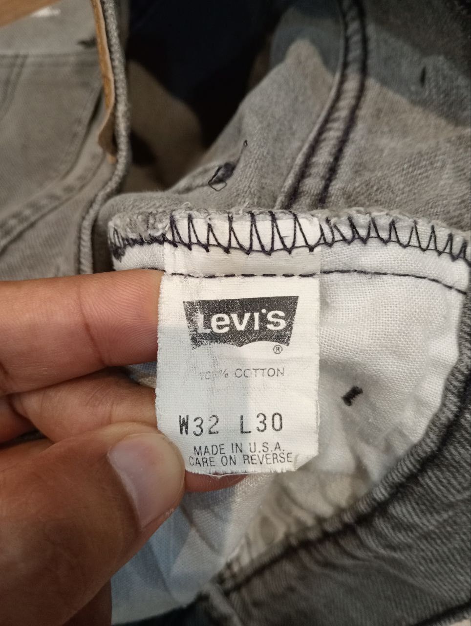 Levi's Vintage Clothing LEVI'S VINTAGE 505 BLACK JEANS - SIZE 32 Size US 32 / EU 48 - 10 Thumbnail