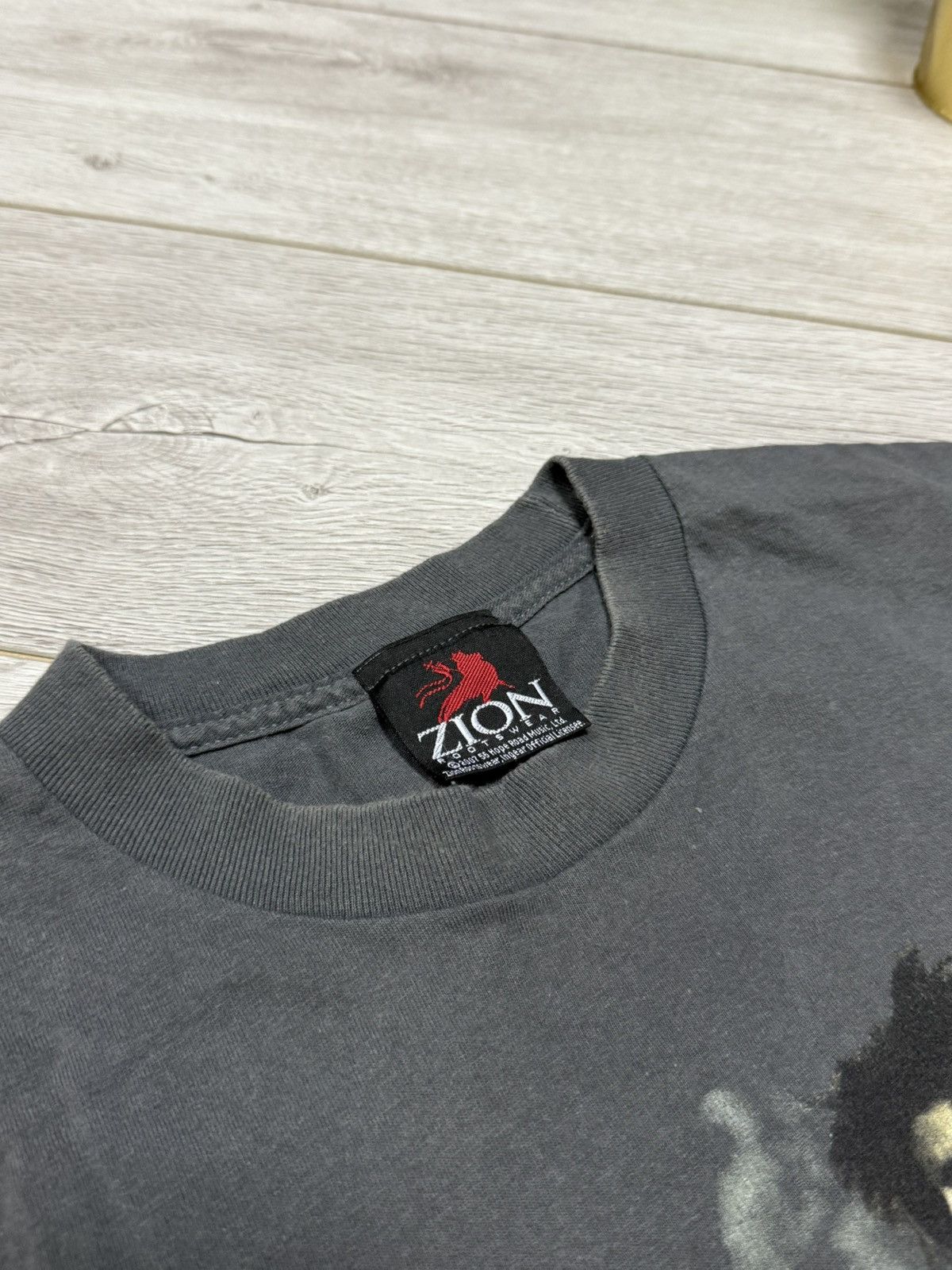 Zion Rootswear Bob Marley USA 2001 vintage Zion tee shirt more man smoke Size US XL / EU 56 / 4 - 4 Thumbnail