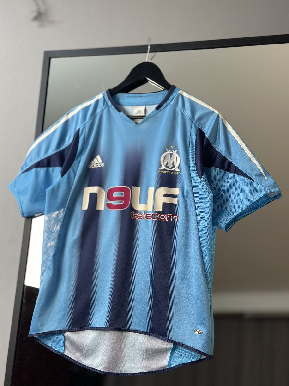 Adidas ADIDAS OLYMPIQUE MARSEILLE 2004/05 AWAY JERSEY MARSYLIA Size US M / EU 48-50 / 2 - 3 Thumbnail