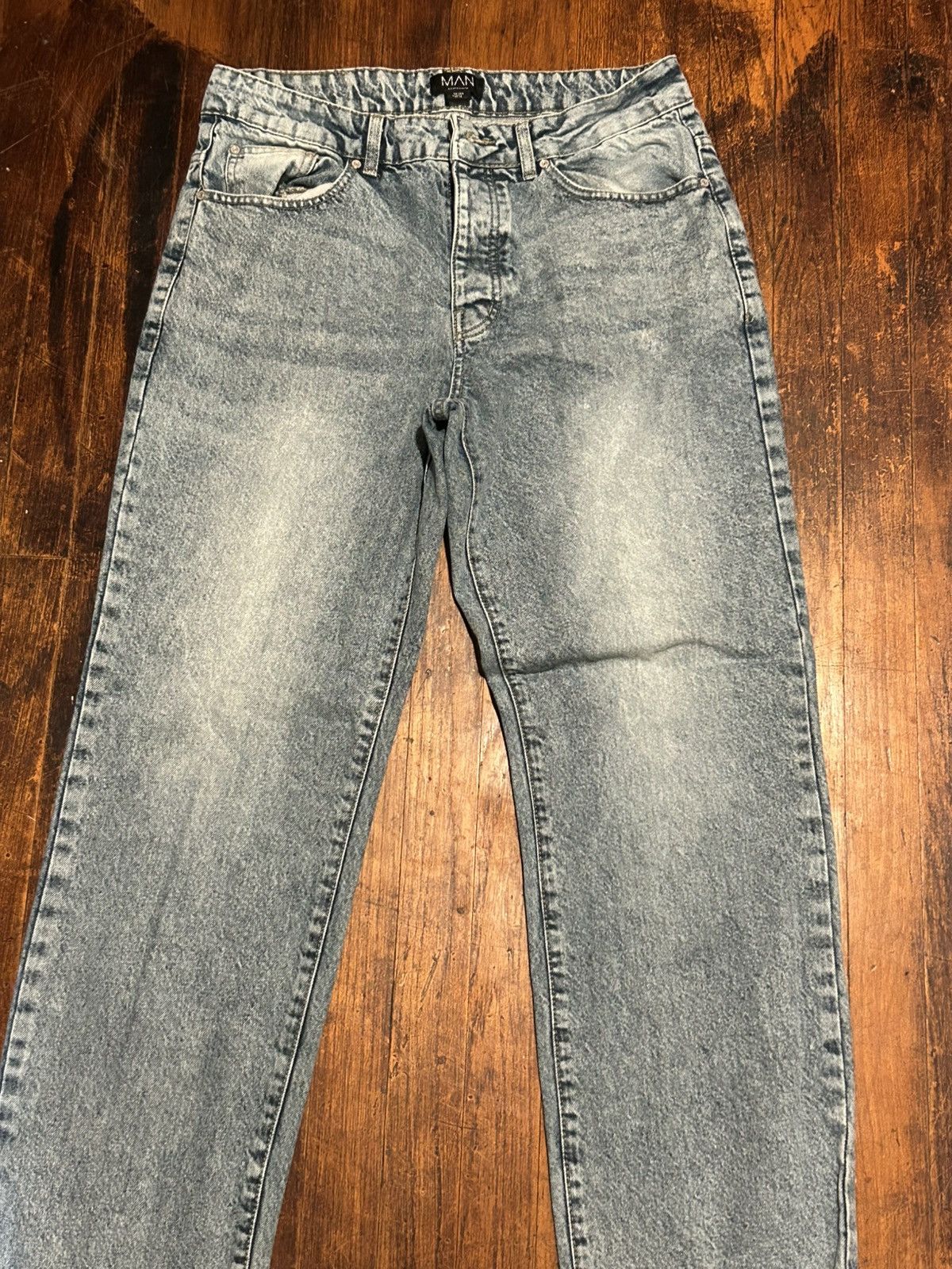 Jean baggy light blue jeans Size US 34 / EU 50 - 1 Thumbnail