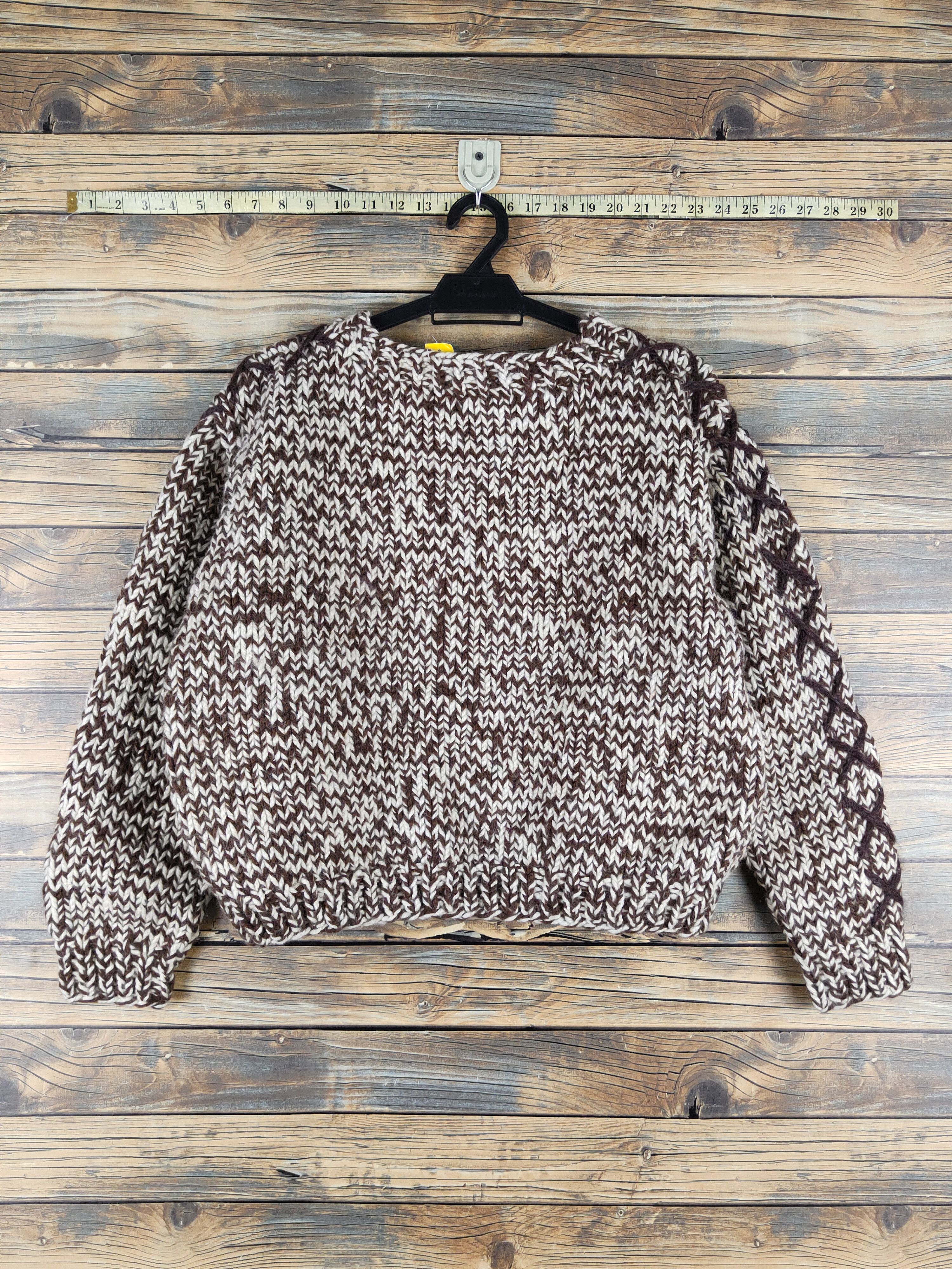 Japanese Brand Japanese Brand Brown Knitwear Crop Tops #W1936 Size M / US 6-8 / IT 42-44 - 7 Thumbnail