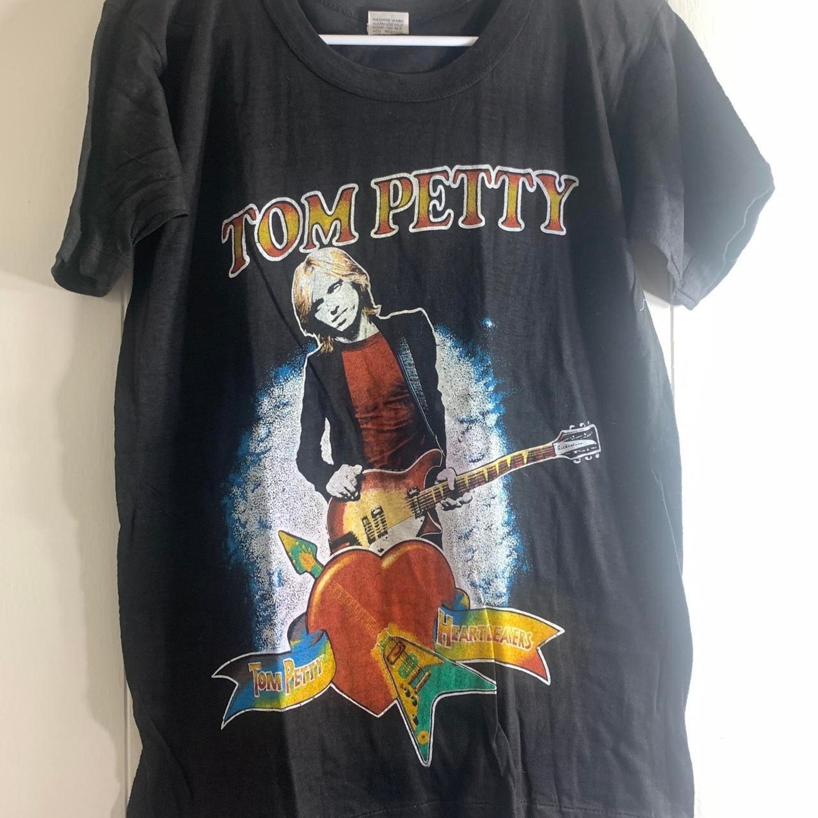 Vintage vintage 80’s TOM PETTY single stitch double sided tee shirt Size US M / EU 48-50 / 2 - 3 Thumbnail