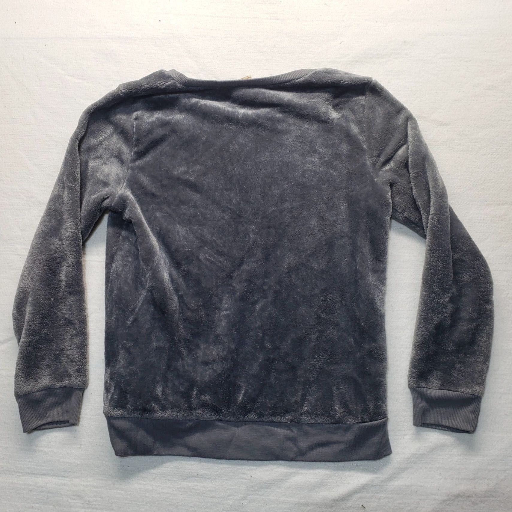 Faded Glory Faded Glory Sweater Shirt Women L Gray Solid Long Sleeve Adults Large Pullover Classic American Size L / US 10 / IT 46 - 8 Thumbnail