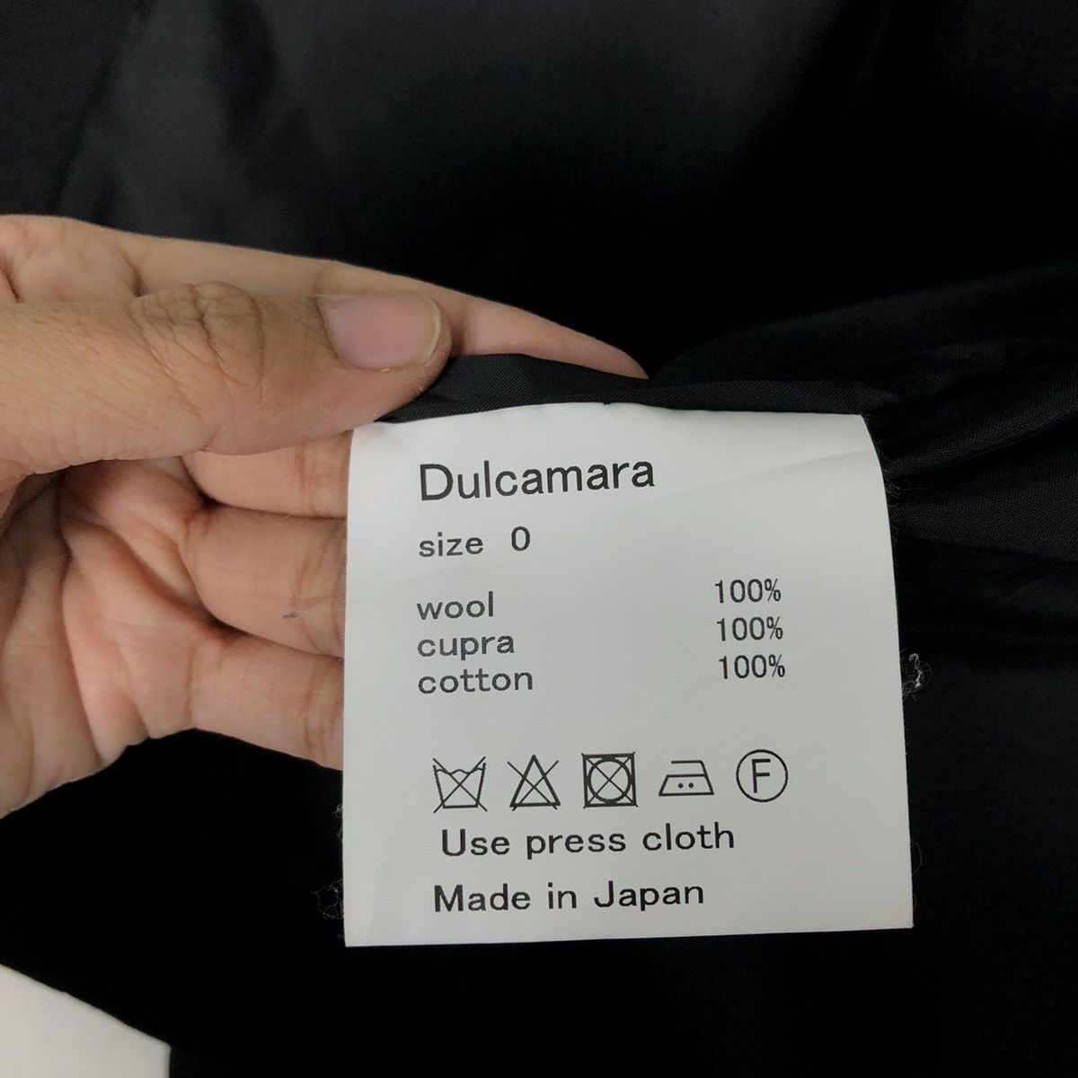 Dulcamara Japan 🔥Vintage Rich Black Long Jacket Dulcamara Double Breast Size US M / EU 48-50 / 2 - 15 Thumbnail