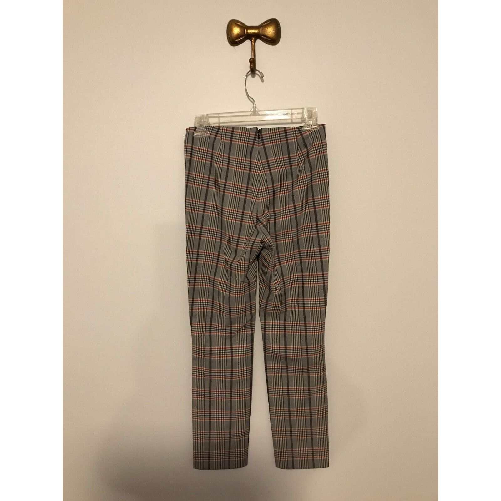 Rag & Bone RAG & BONE Simone Checked Skinny Blue Multi Pants - 2 - NWT Size 26" / US 2 / IT 38 - 2 Thumbnail