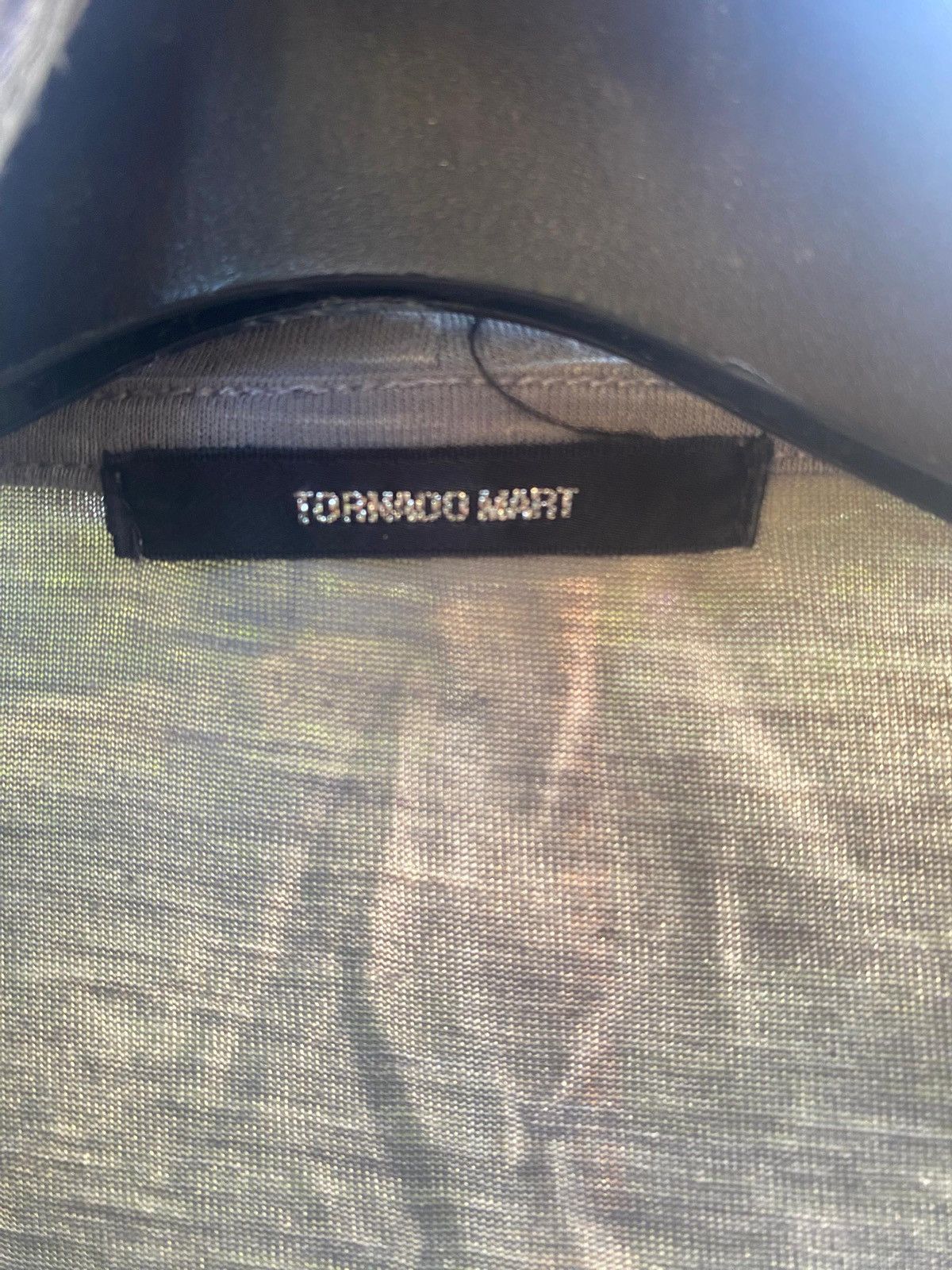Tornado Mart Tornado Mart asymmetric zip hoodie with a distressed hem Size ONE SIZE - 3 Thumbnail