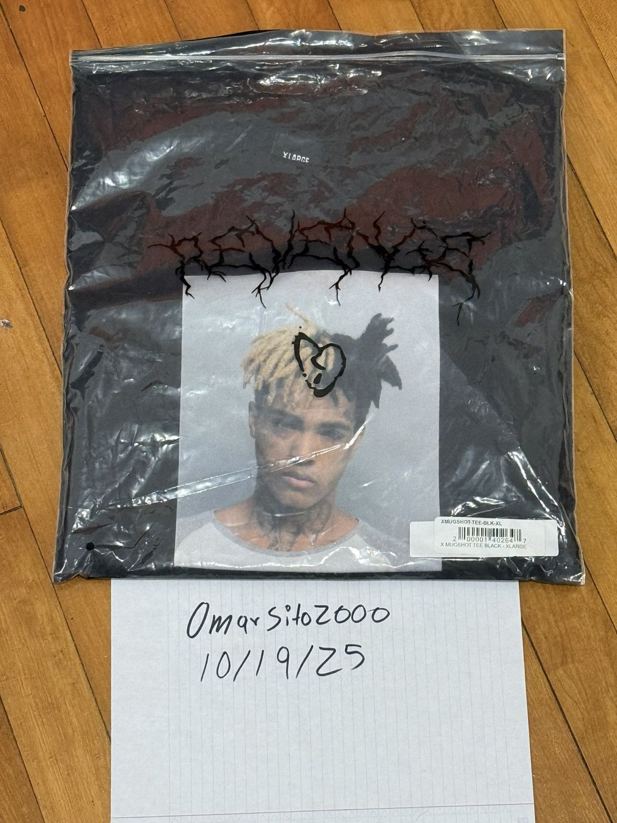 Other Revenge XXXTentacion Mugshot Tee Black Size US XL / EU 56 / 4 - 4 Thumbnail