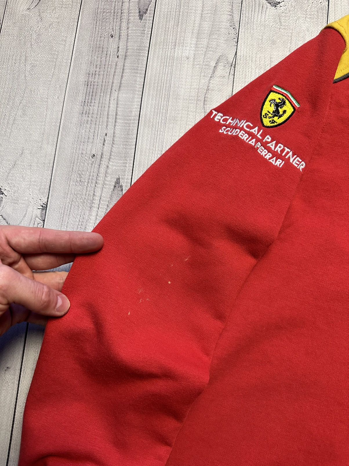 Ferrari × Vintage Vintage Ferrari shell big logo racing sweatshirt size S Size US S / EU 44-46 / 1 - 5 Thumbnail