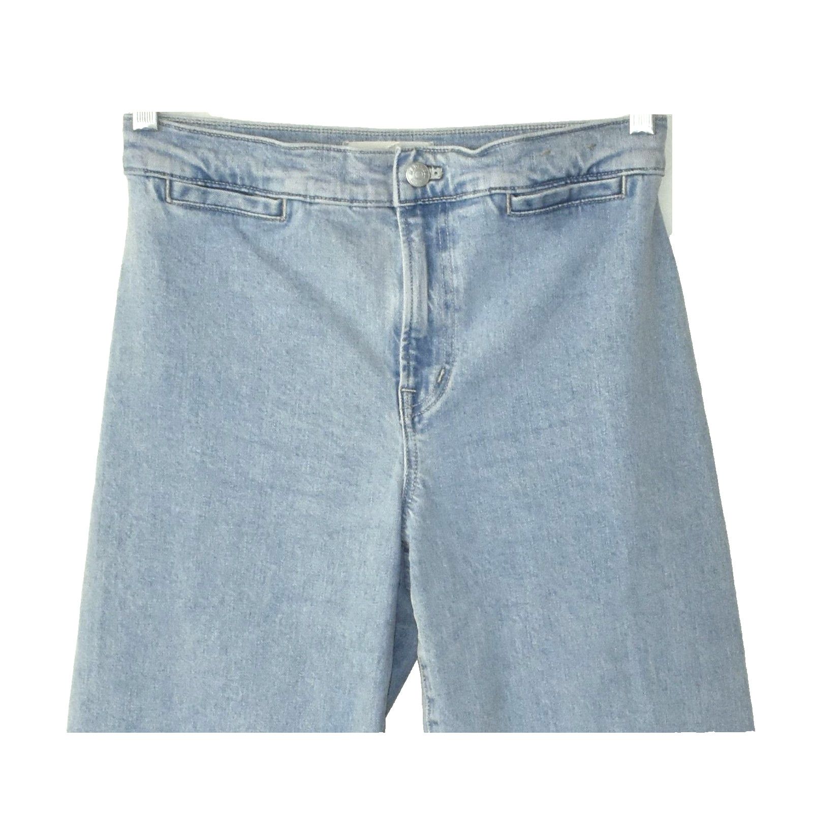 Madewell B0 Auth MADEWELL Emmett Blue Denim Wide Leg Jeans Size 26 Size 26" / US 2 / IT 38 - 2 Thumbnail