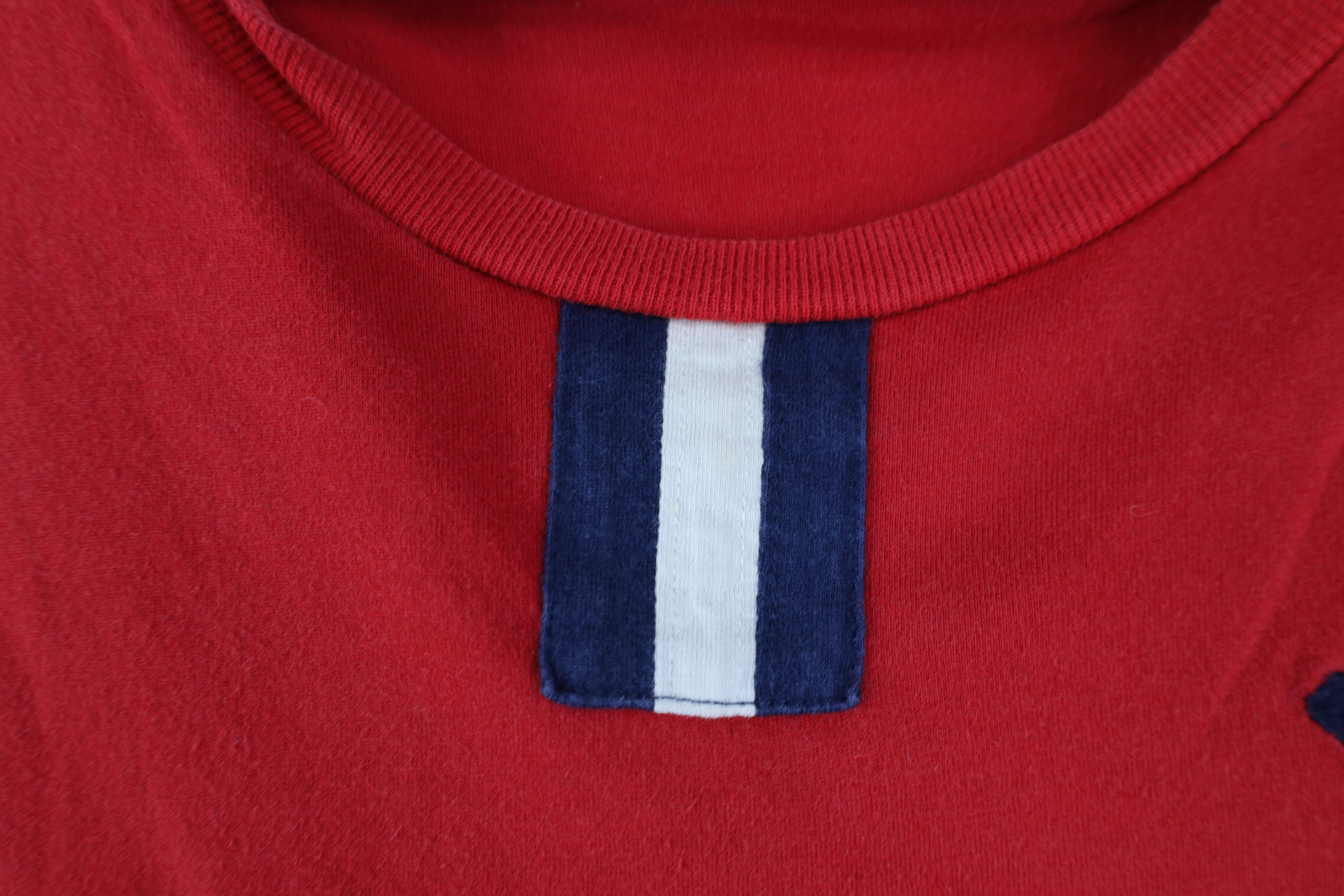 Ralph Lauren Vintage 90s Ralph Lauren Spell Out Crew Rowing T-Shirt Red Size US S / EU 44-46 / 1 - 5 Thumbnail