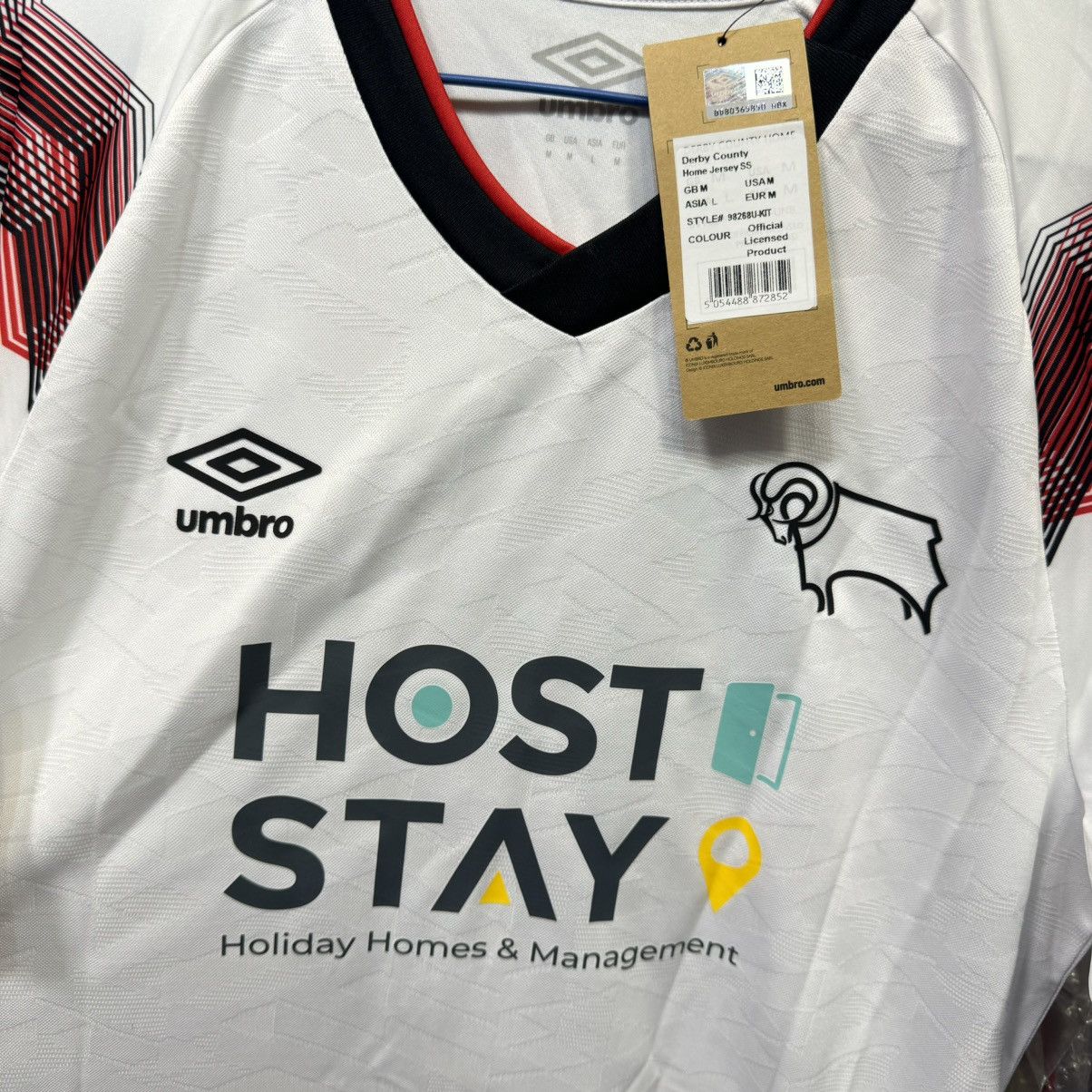 Umbro Derby county 23/24 home shirt #11 Mendez-Laing (bnwt) Size US M / EU 48-50 / 2 - 3 Thumbnail