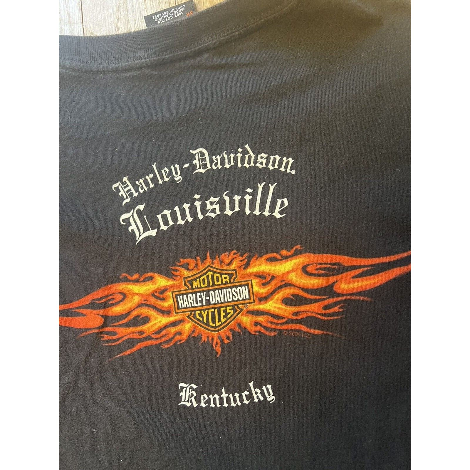 Harley Davidson Vintage Harley-Davidson DAVIDSON Eagle BLACK TSHIRT SIZE 2XL Size US XXL / EU 58 / 5 - 7 Thumbnail
