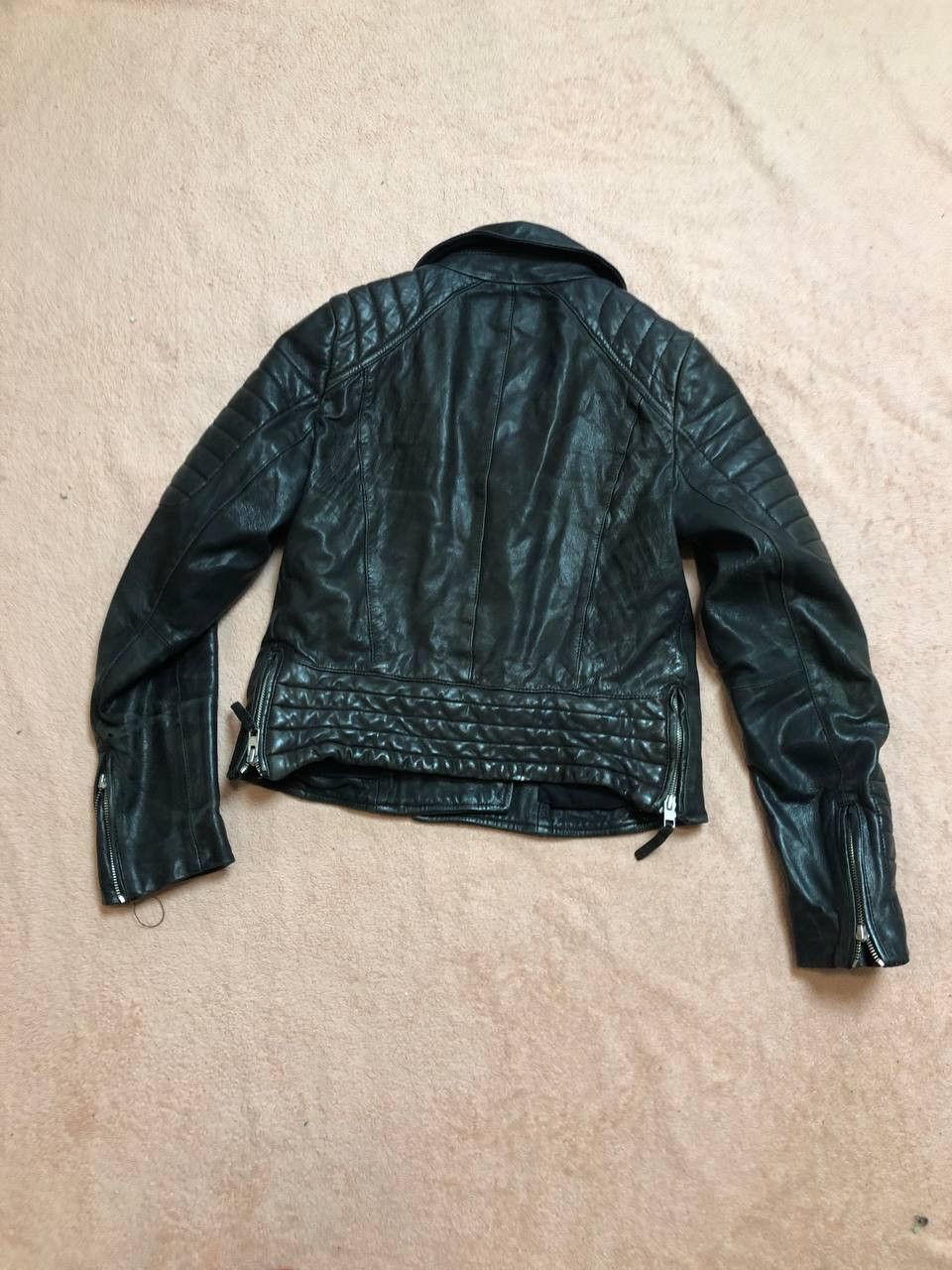 Allsaints Vintage Allsaints Black Leather Jacket Size 6 Size M / US 6-8 / IT 42-44 - 21 Thumbnail